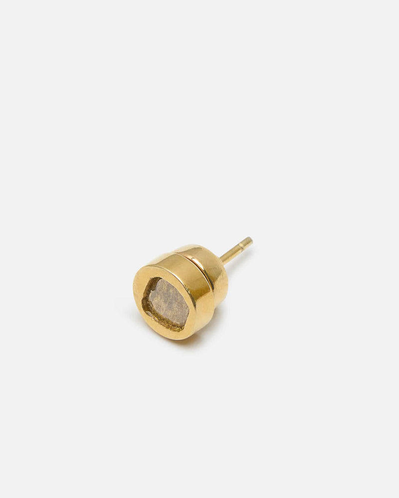 Parts of Four Jewelry OS Stud Earring in 0.2 CT / Diamond Slab / YGA, DIA