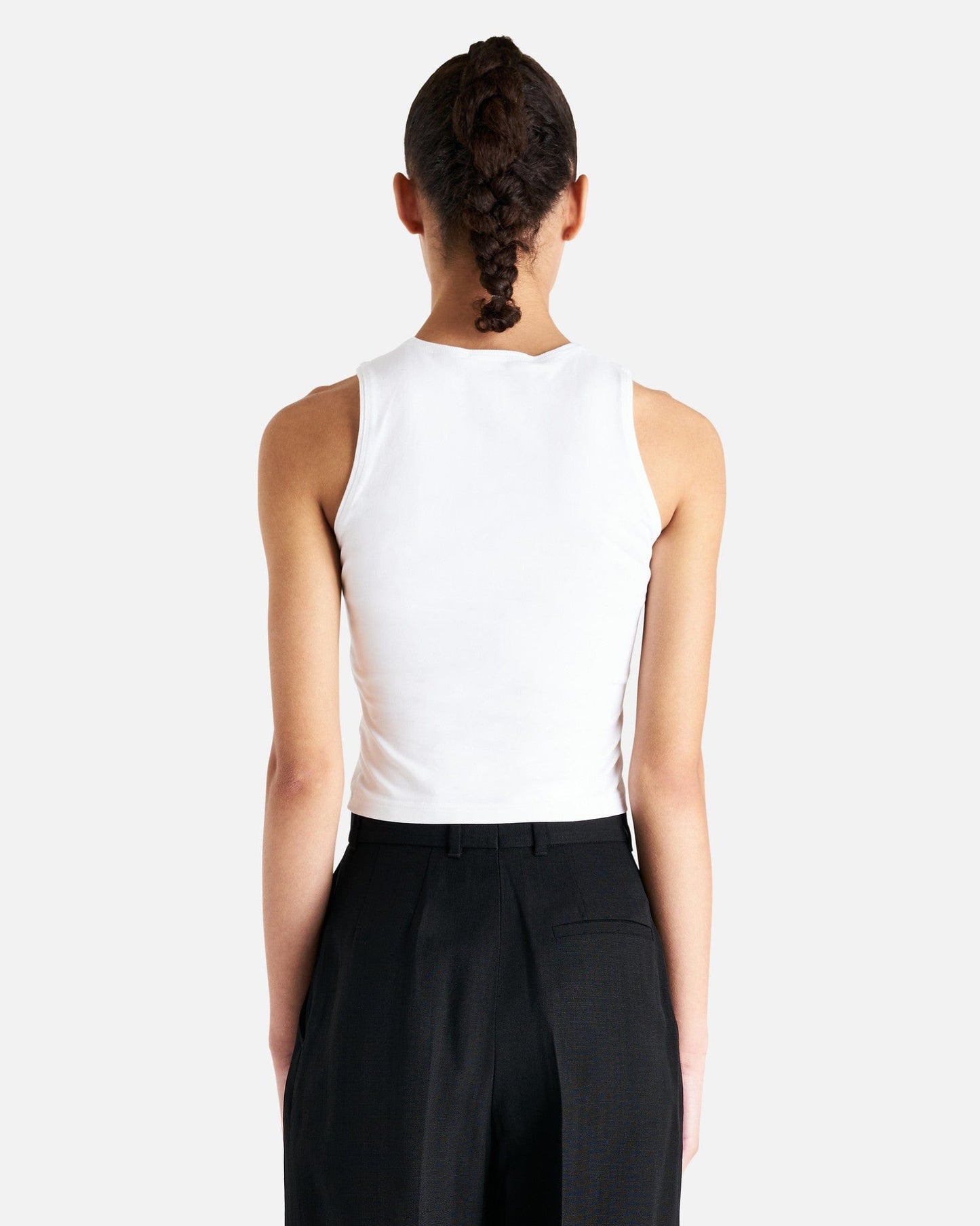 Casablanca Women Tops Studio De Musique Baby Vest in White