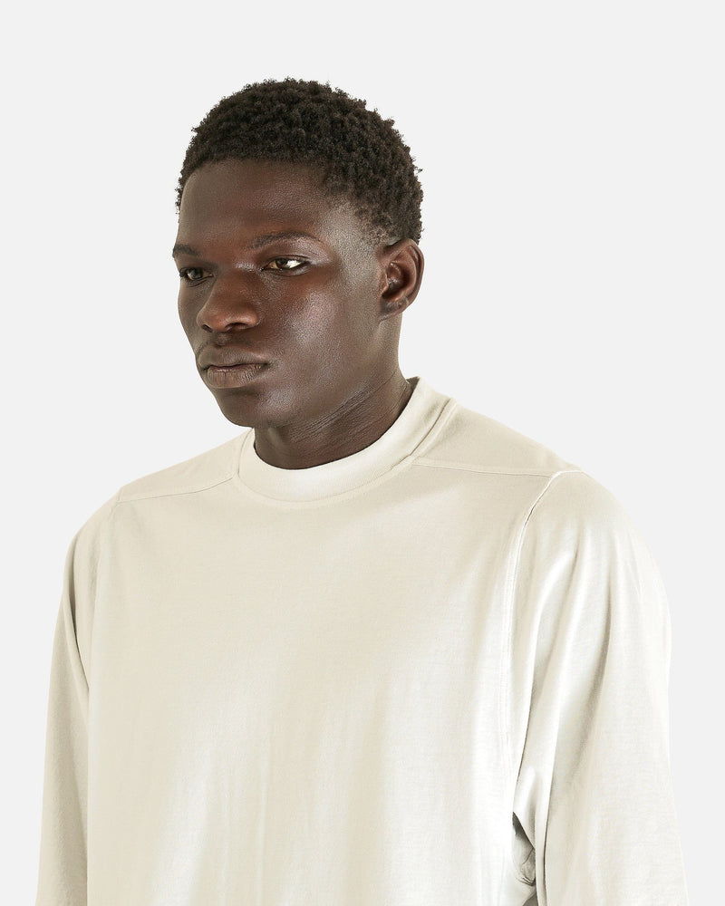 Rick Owens DRKSHDW Men's T-shirts Subhuman Jumbo SS T in Milk Wash