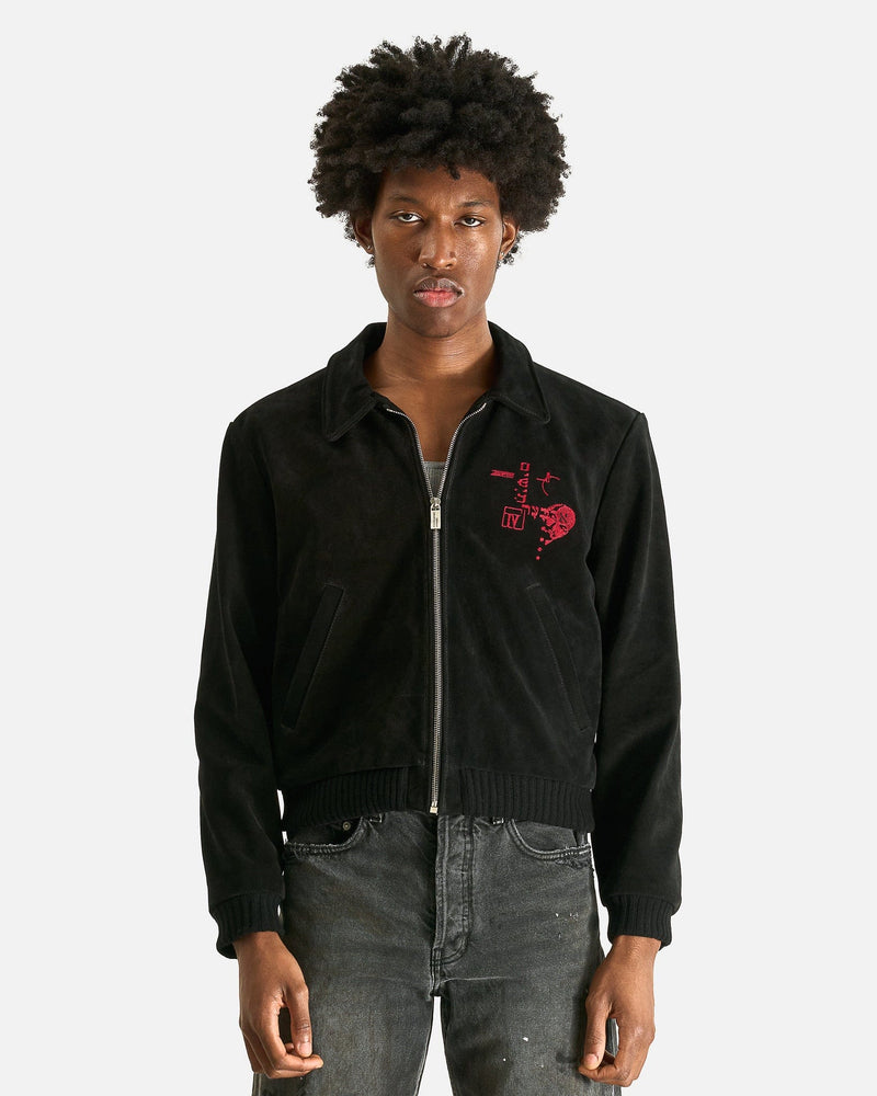 Enfants Riches Deprimes Men's Jackets Suede Constructivist Jacket in Black