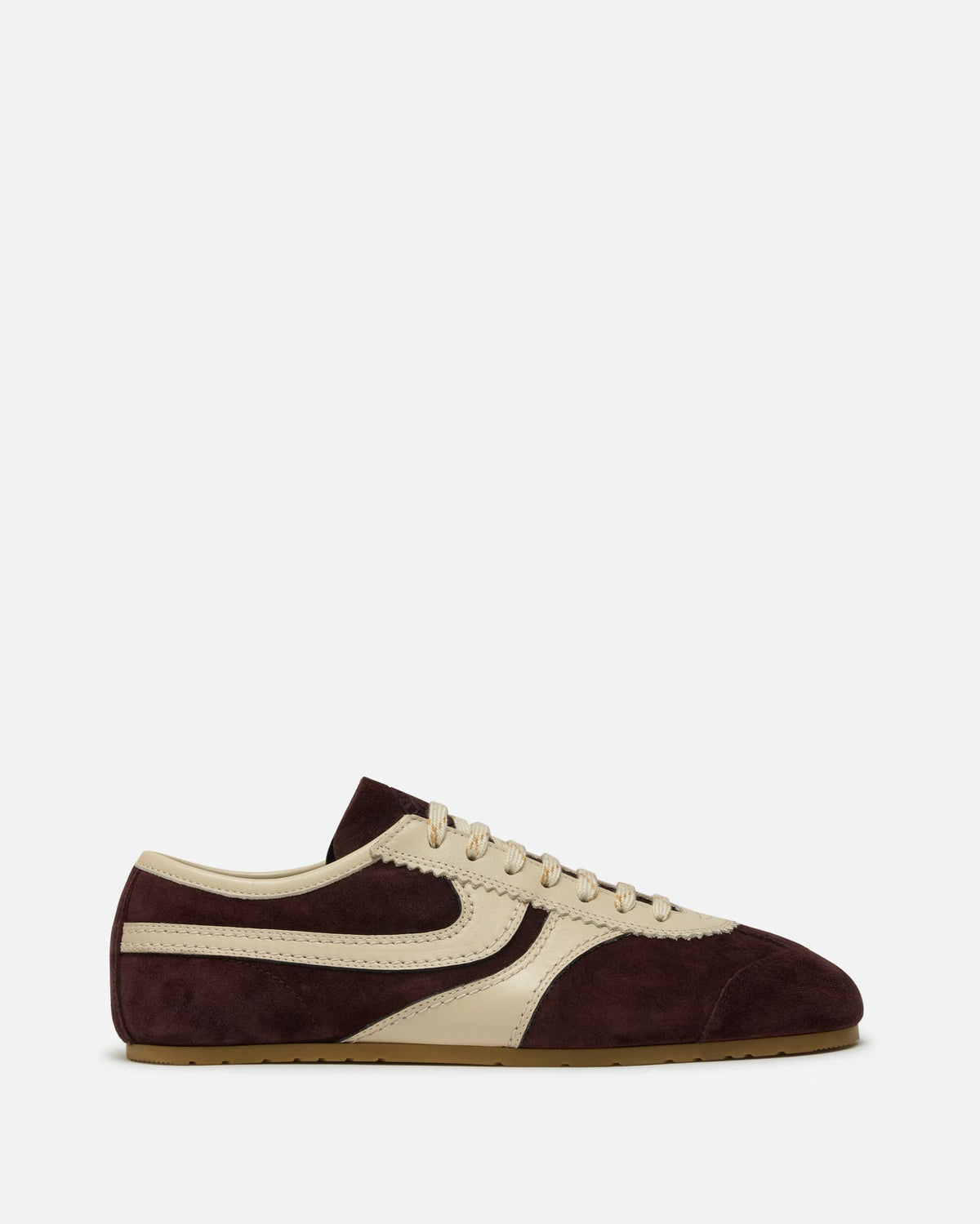 Dries Van Noten Men's Shoes Suede Sneakers in Dark Purple