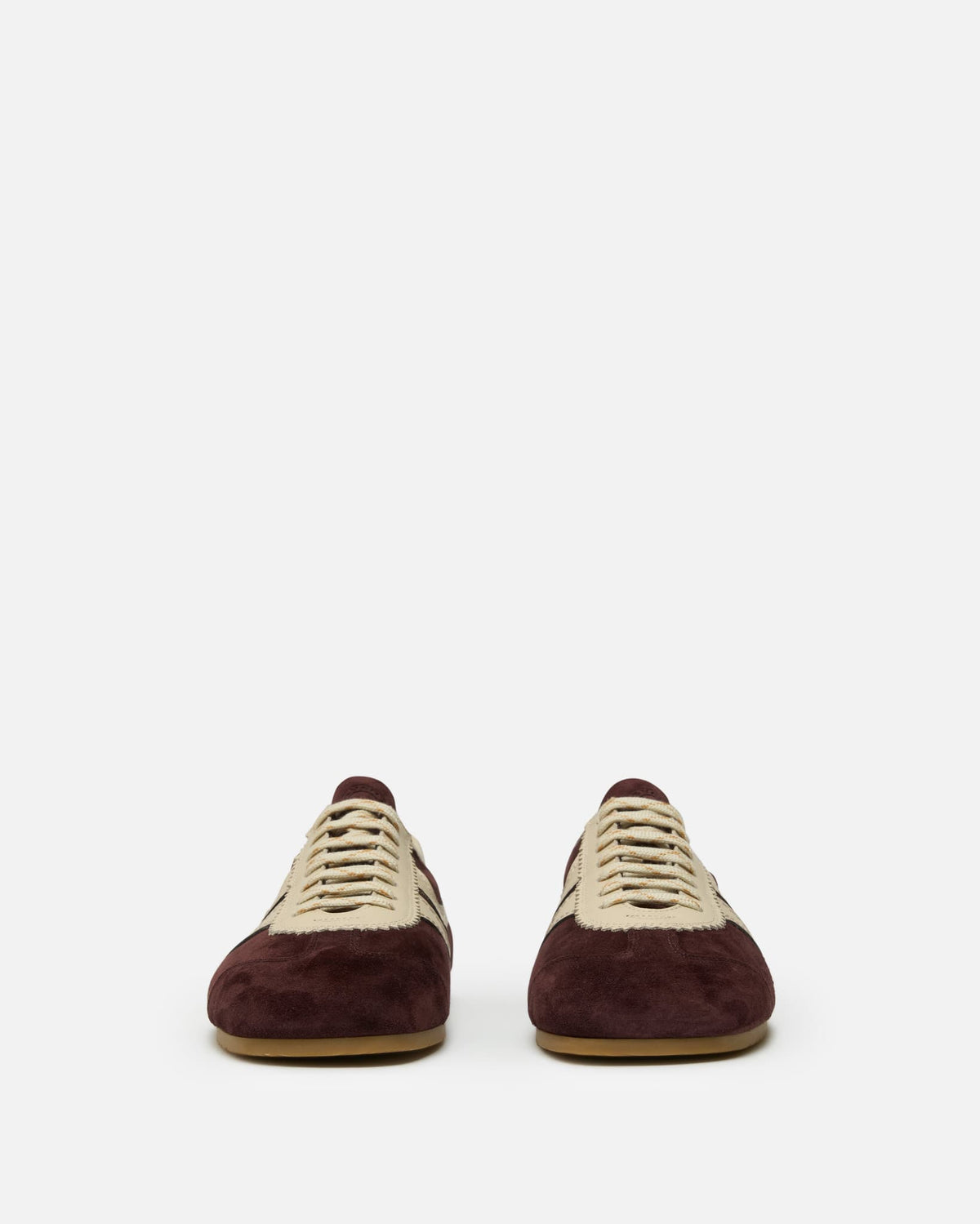 Dries Van Noten Men's Shoes Suede Sneakers in Dark Purple
