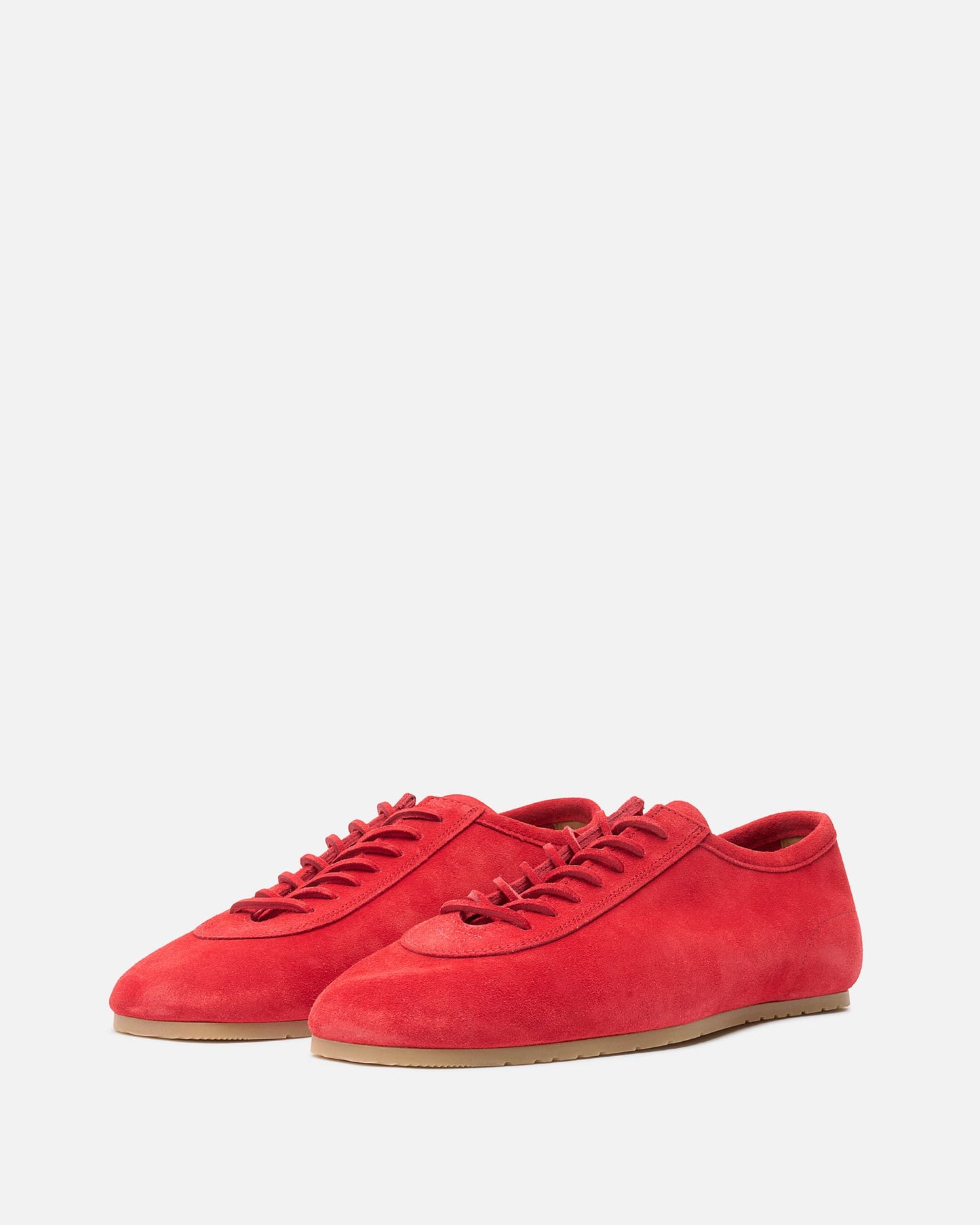Dries Van Noten Men's Shoes Suede Sneakers in Red