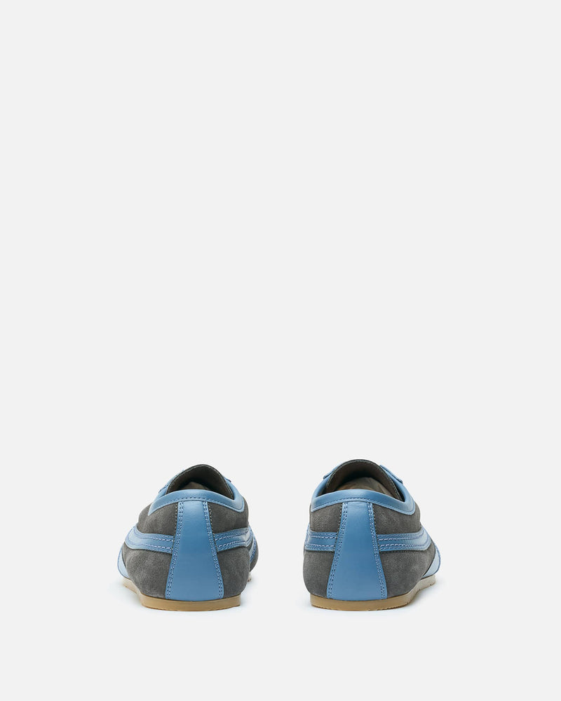 Dries Van Noten Men's Shoes Suede Sneakers in Steel