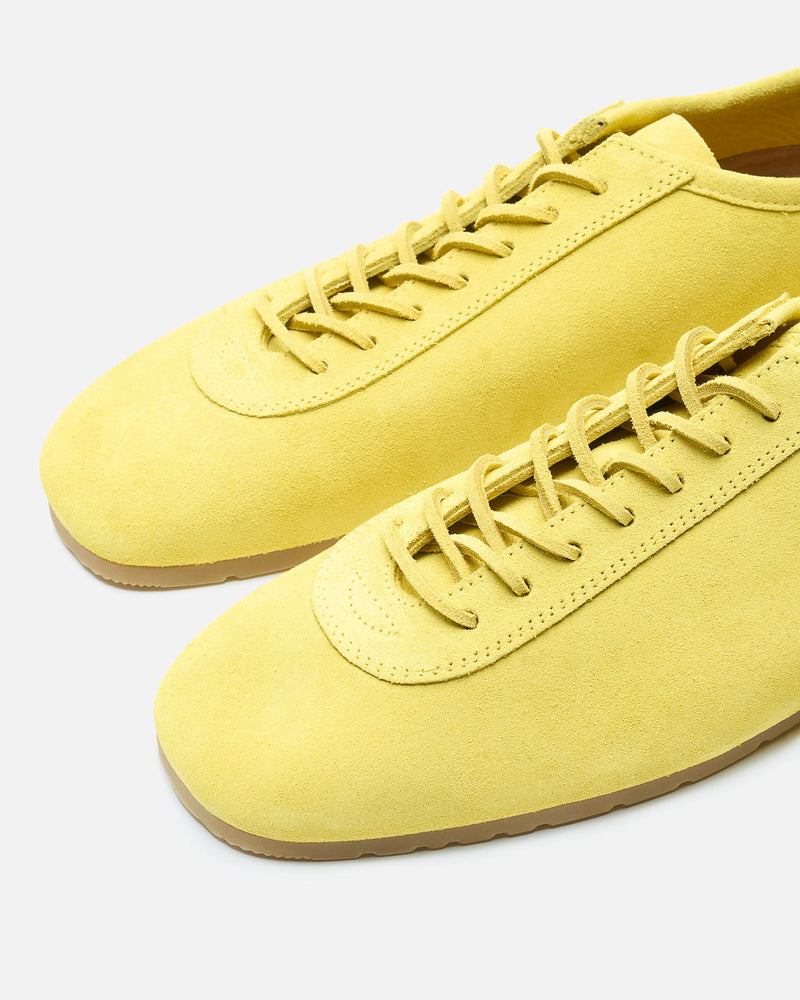 Dries Van Noten Men's Shoes Suede Sneakers in Yellow