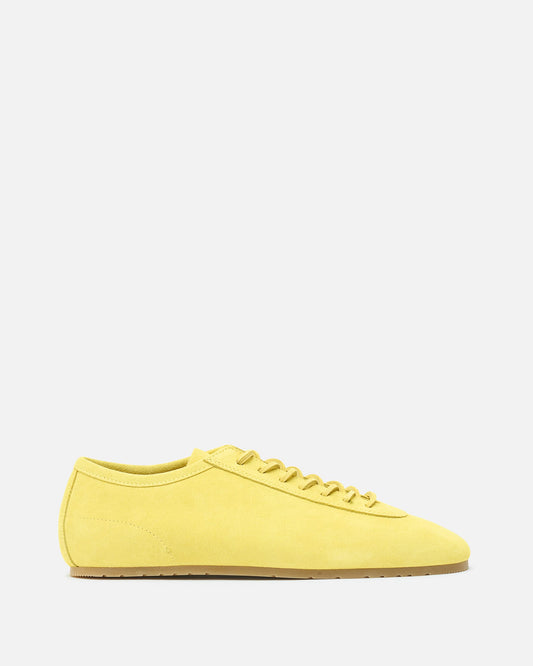 Dries Van Noten Men's Shoes Suede Sneakers in Yellow