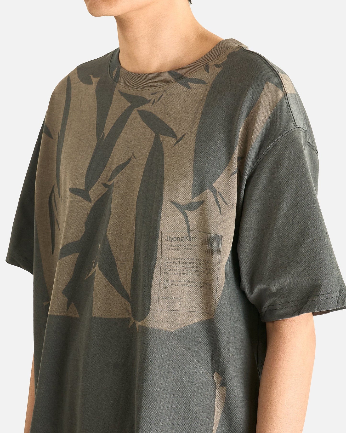 JiyongKim Men's Shirts Sun-Bleached Pack T-Shirt in Grey