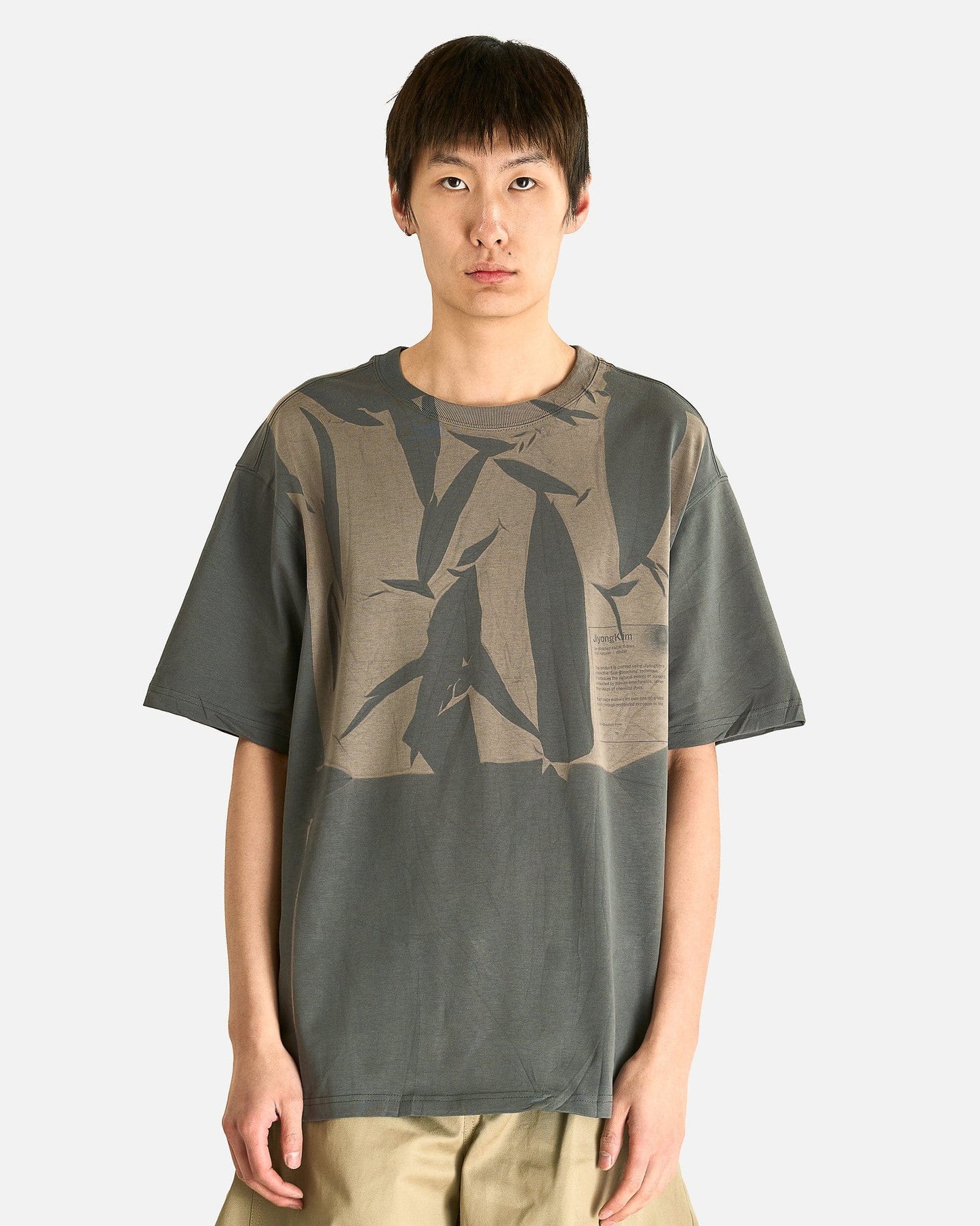 JiyongKim Men's Shirts Sun-Bleached Pack T-Shirt in Grey