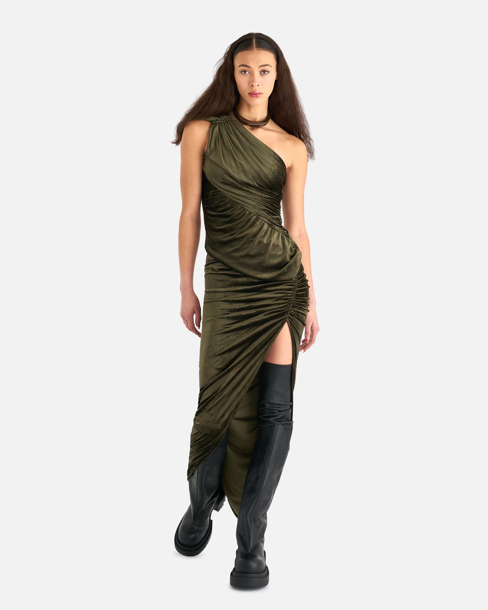Rick Owens Lilies Women Skirts Svita Skirt in Forest