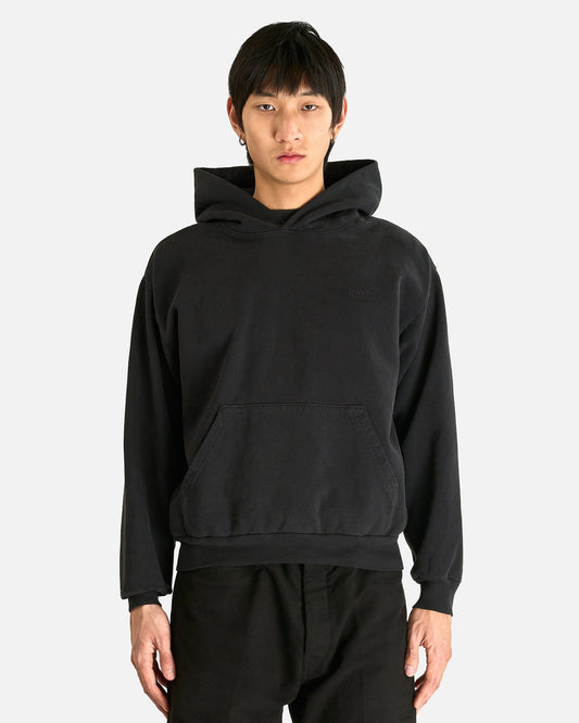 SVRN Men's Sweatshirts SVRN Logo Fleece Hoodie in Off Black