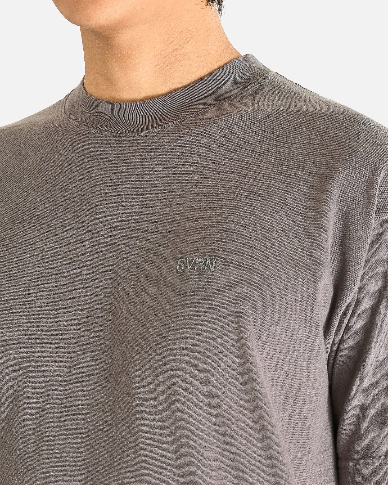 SVRN Men's T-Shirts SVRN Logo T-Shirt in Charcoal