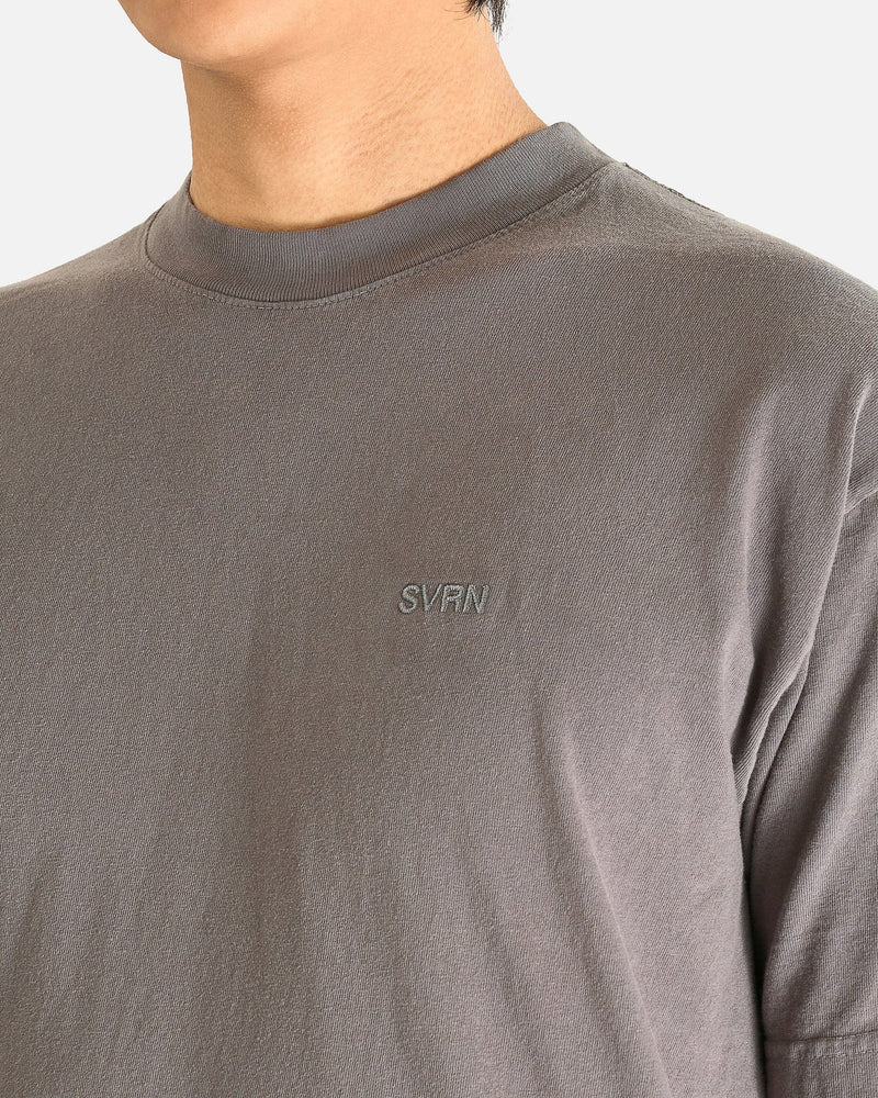 SVRN Men's T-Shirts SVRN Logo T-Shirt in Charcoal