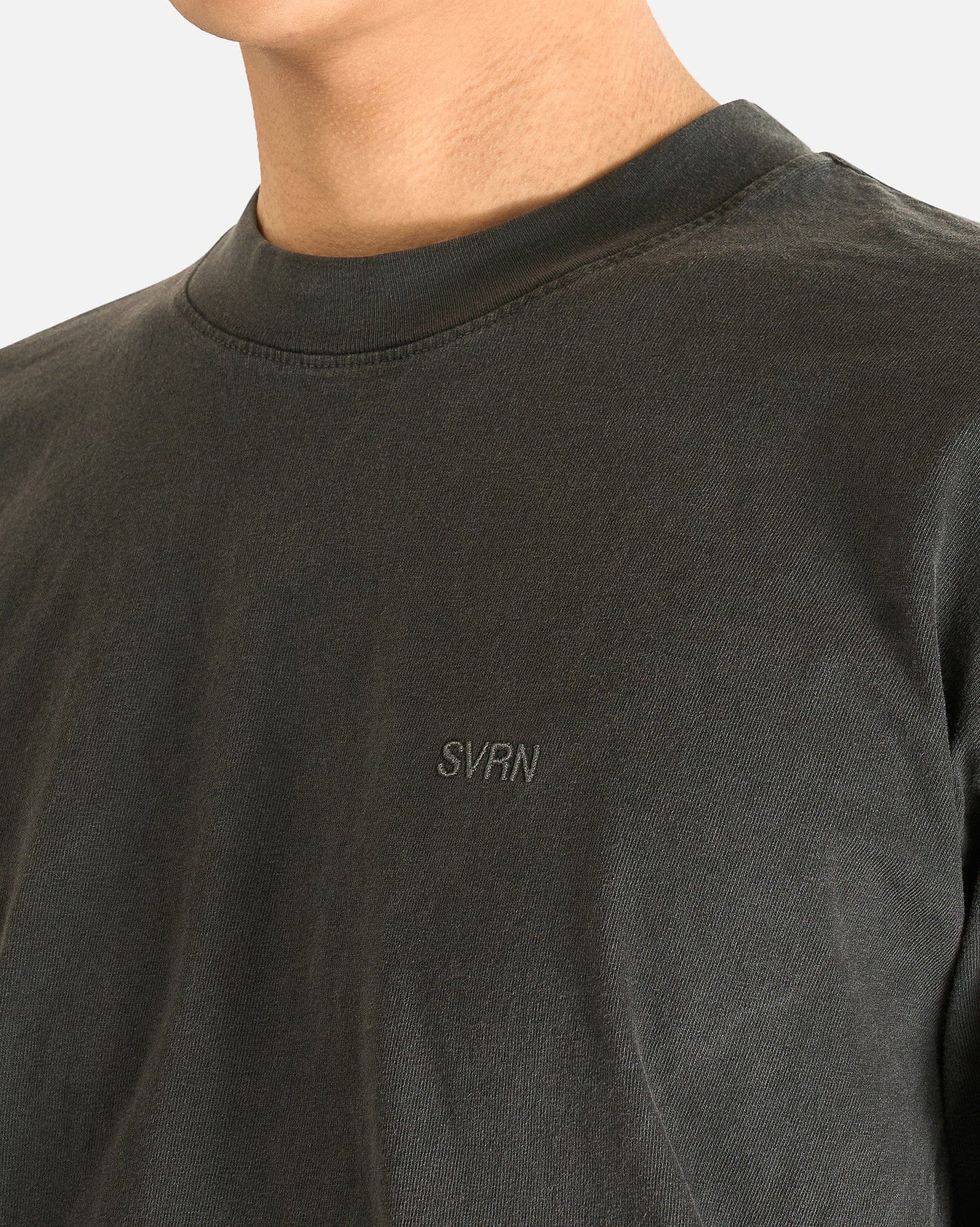 SVRN Men's T-Shirts SVRN Logo T-Shirt in Vintage Black