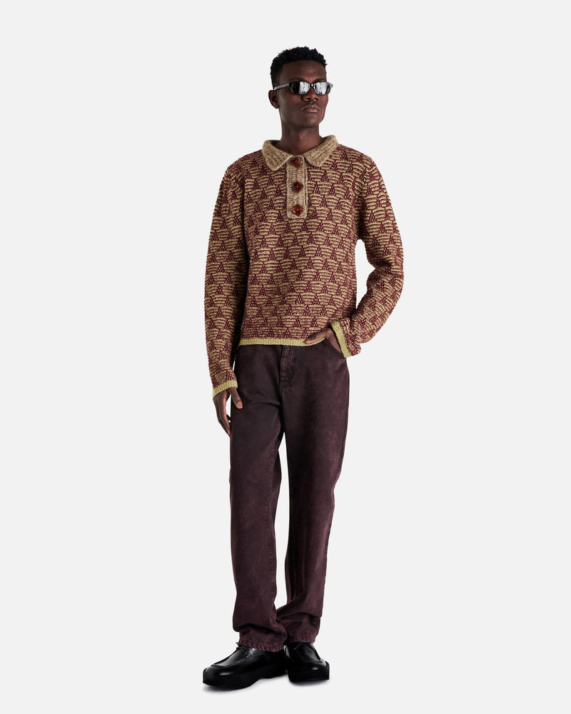 NAMACHEKO Men's Tops Swey Polo in Pistachio