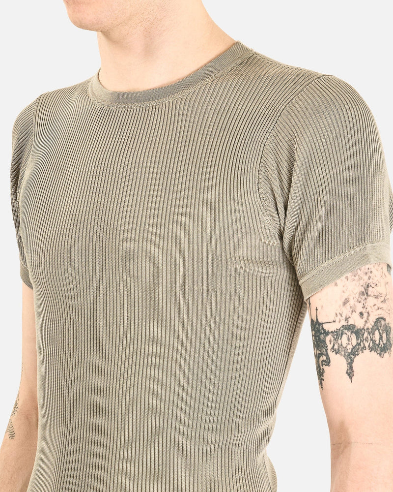 Rier Men's T-shirts T-Shirt in Fog Knit