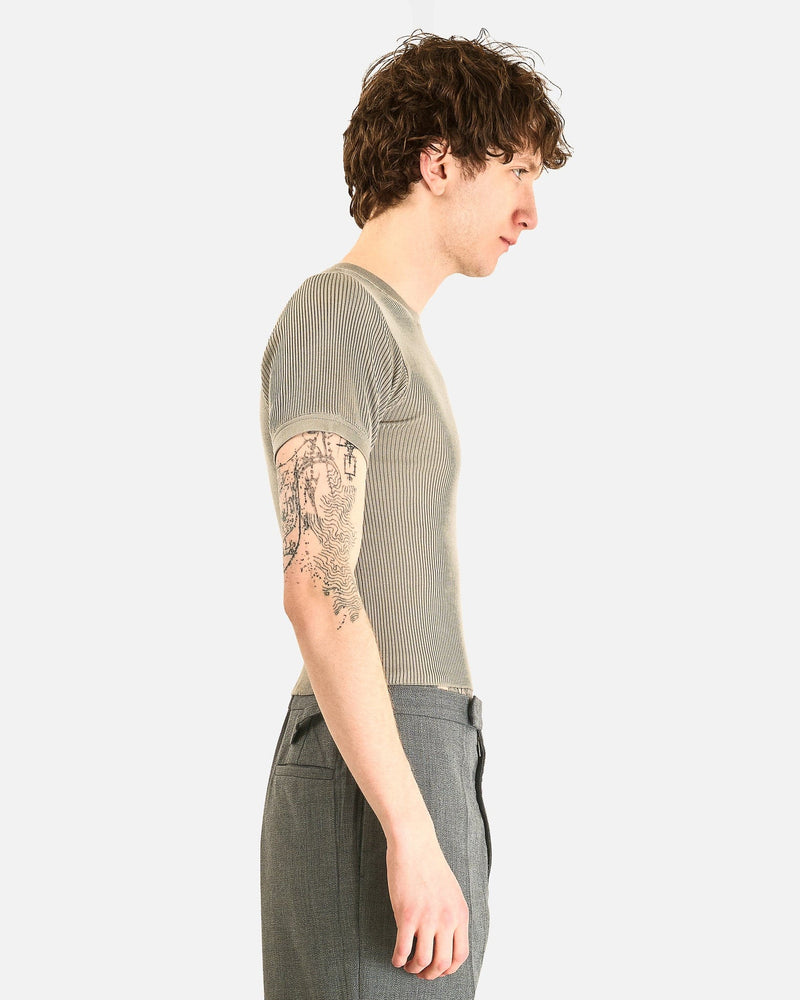 Rier Men's T-shirts T-Shirt in Fog Knit