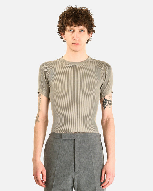 Rier Men's T-shirts T-Shirt in Fog Knit