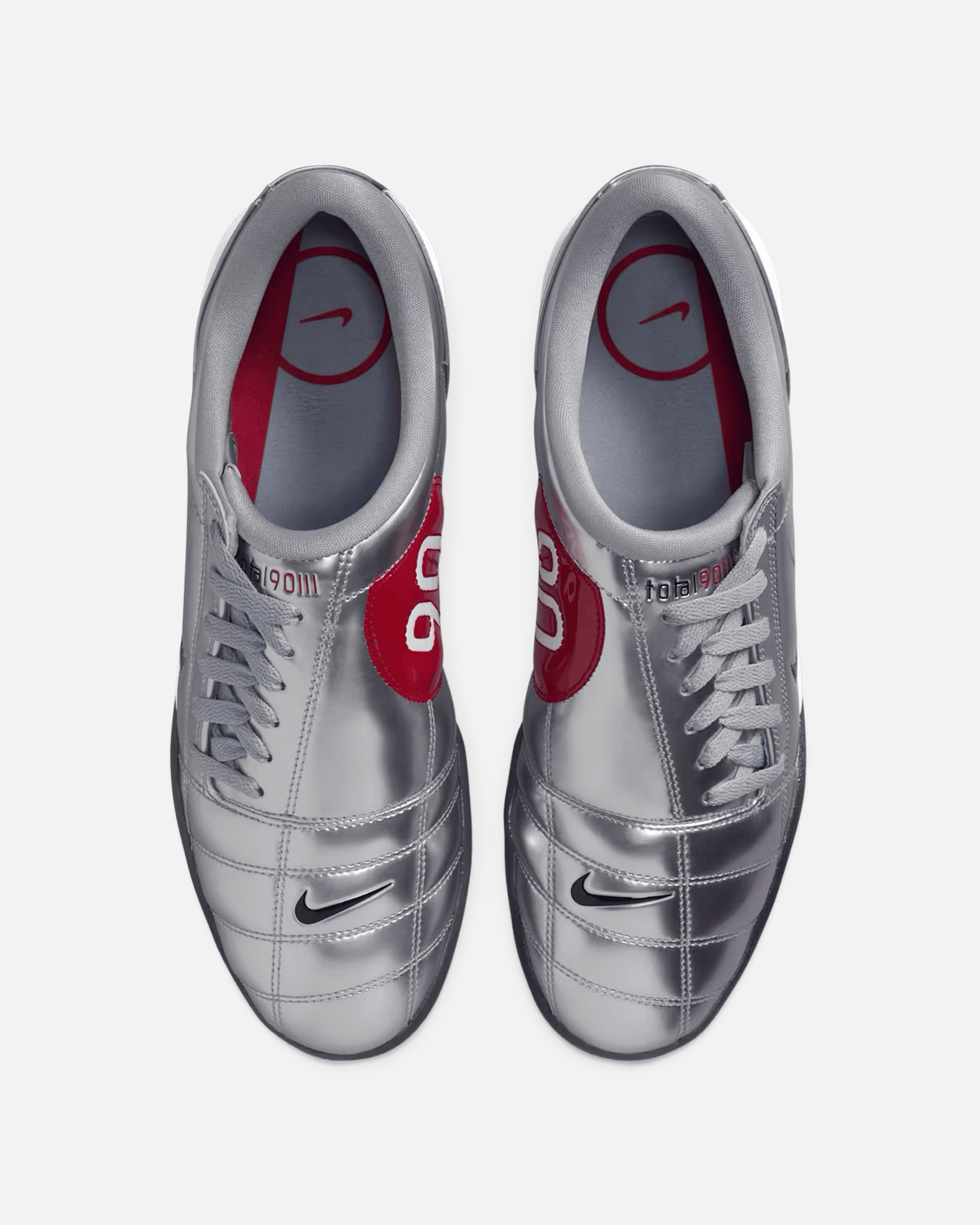 Nike Men's Sneakers T90 SP in Metallic Silver/Black
