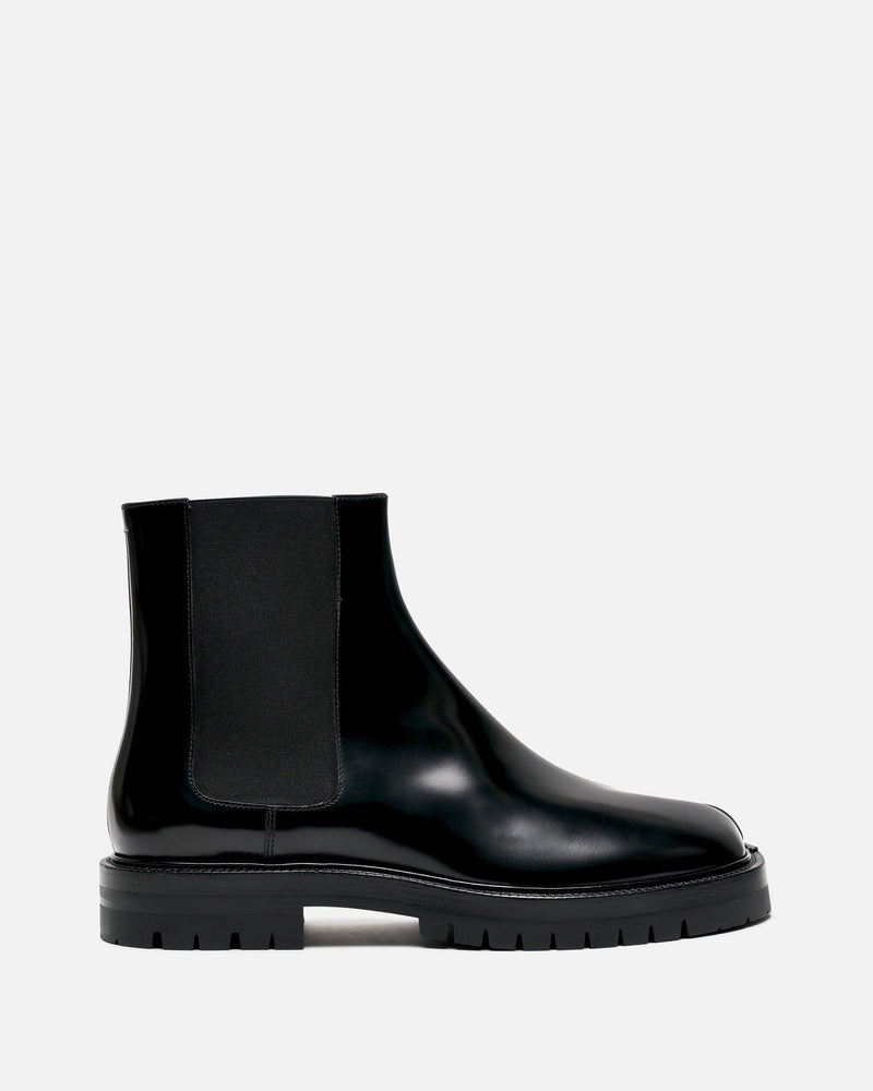 Maison Margiela Men's Boots Tabi County Chelsea Boot in Black