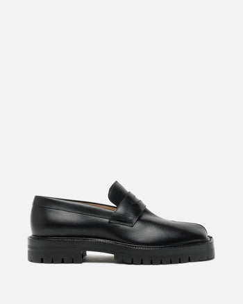Maison Margiela Men's Shoes Tabi Loafers in Black