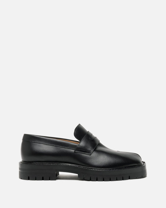 Maison Margiela Men's Shoes Tabi Loafers in Black