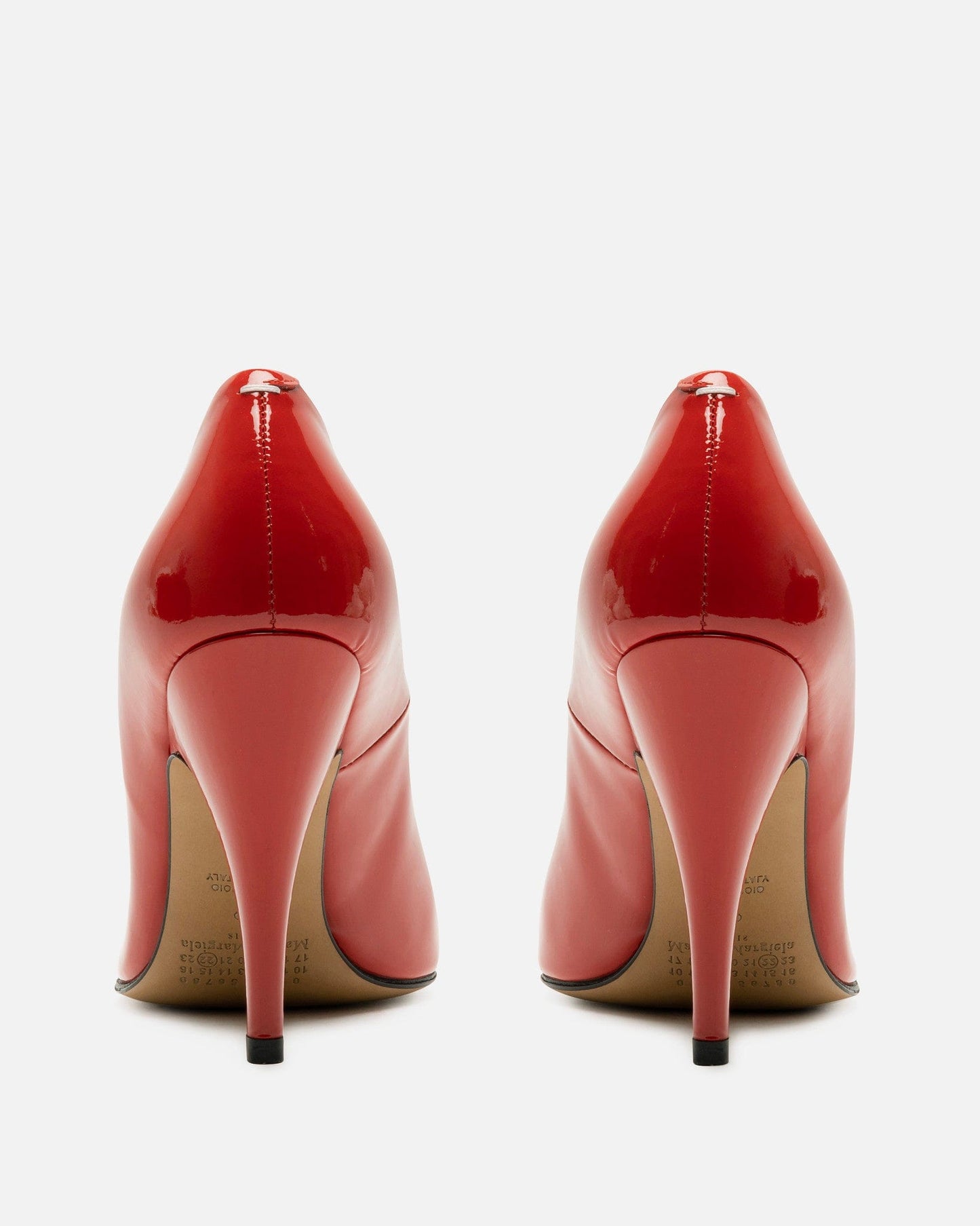 Maison Margiela Women Heels Tabi Pumps in Poppy Red
