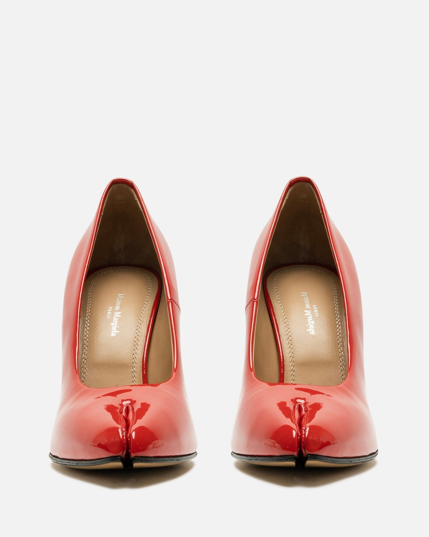 Maison Margiela Women Heels Tabi Pumps in Poppy Red
