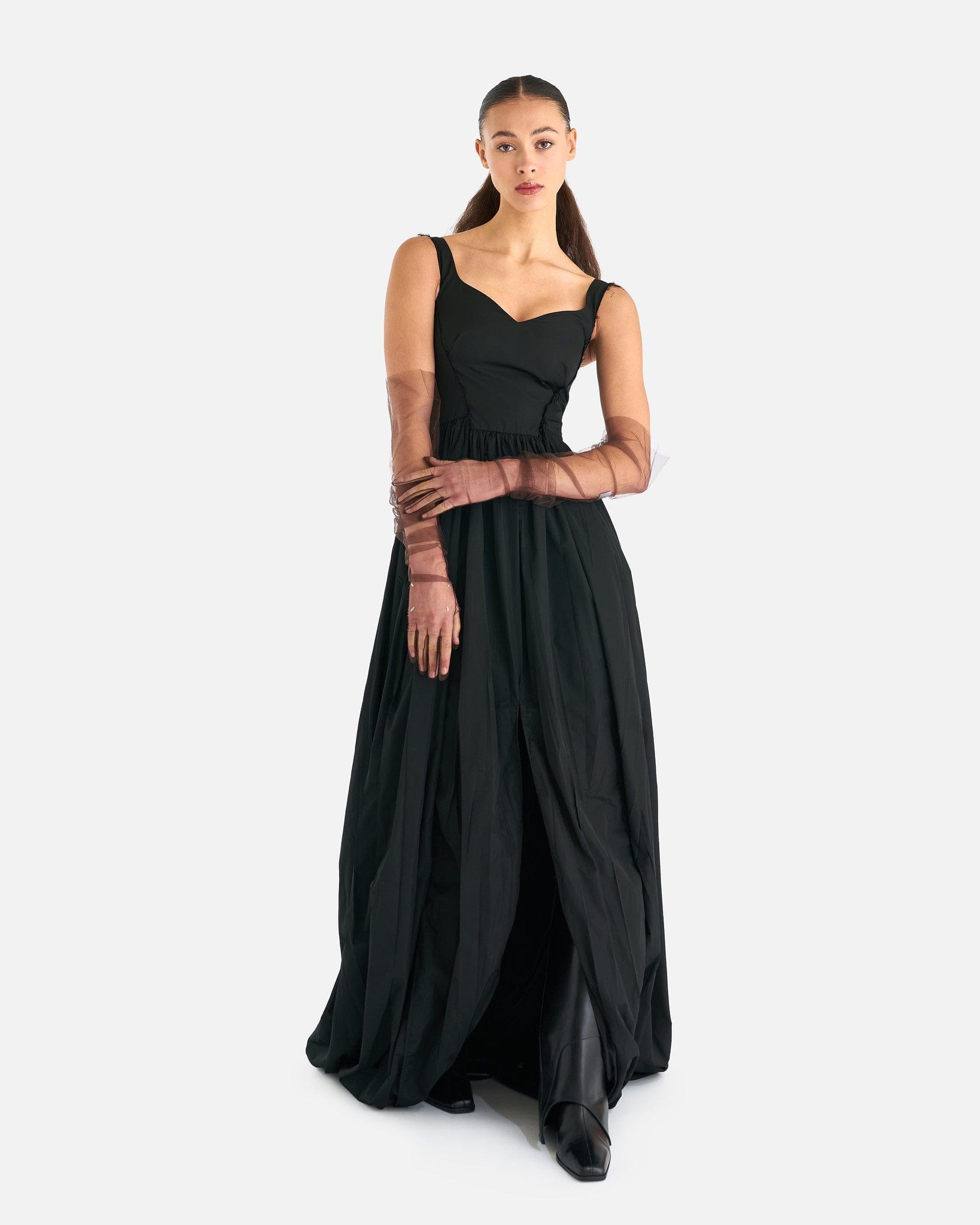 Marni Women Dresses Taffeta Dress in Black