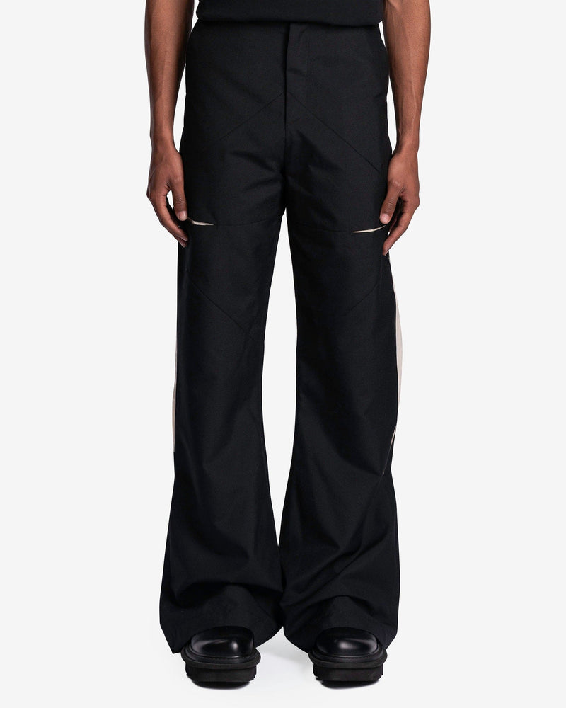 Kusikohc Men's Pants Tailored One Origami Pants in Black