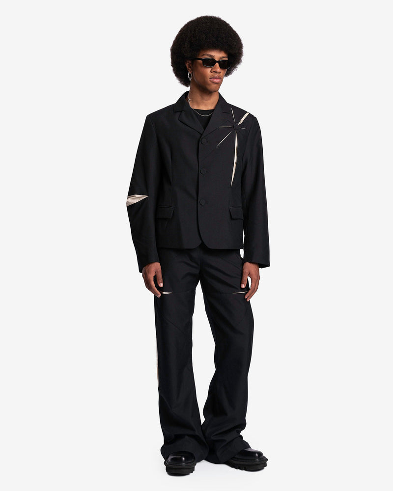 Kusikohc Men's Pants Tailored One Origami Pants in Black