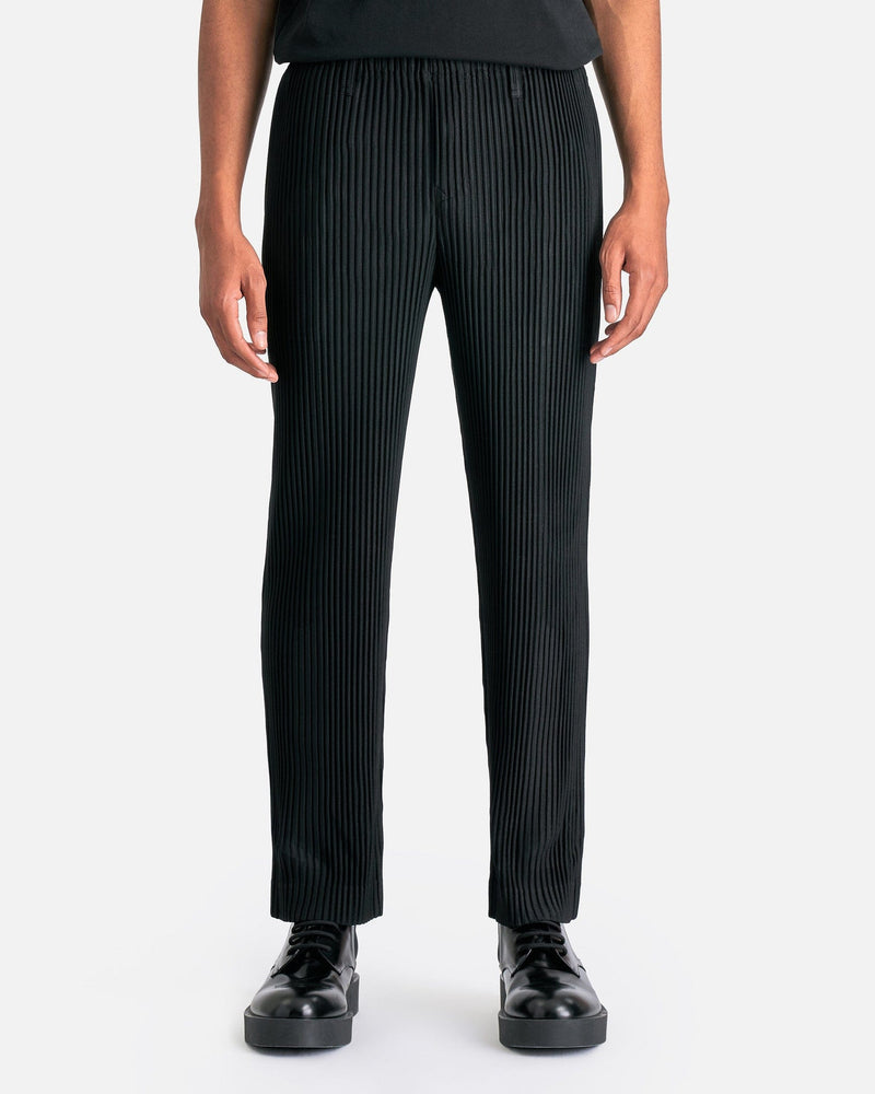 Tailored Pleats 1 Trousers in Black – SVRN
