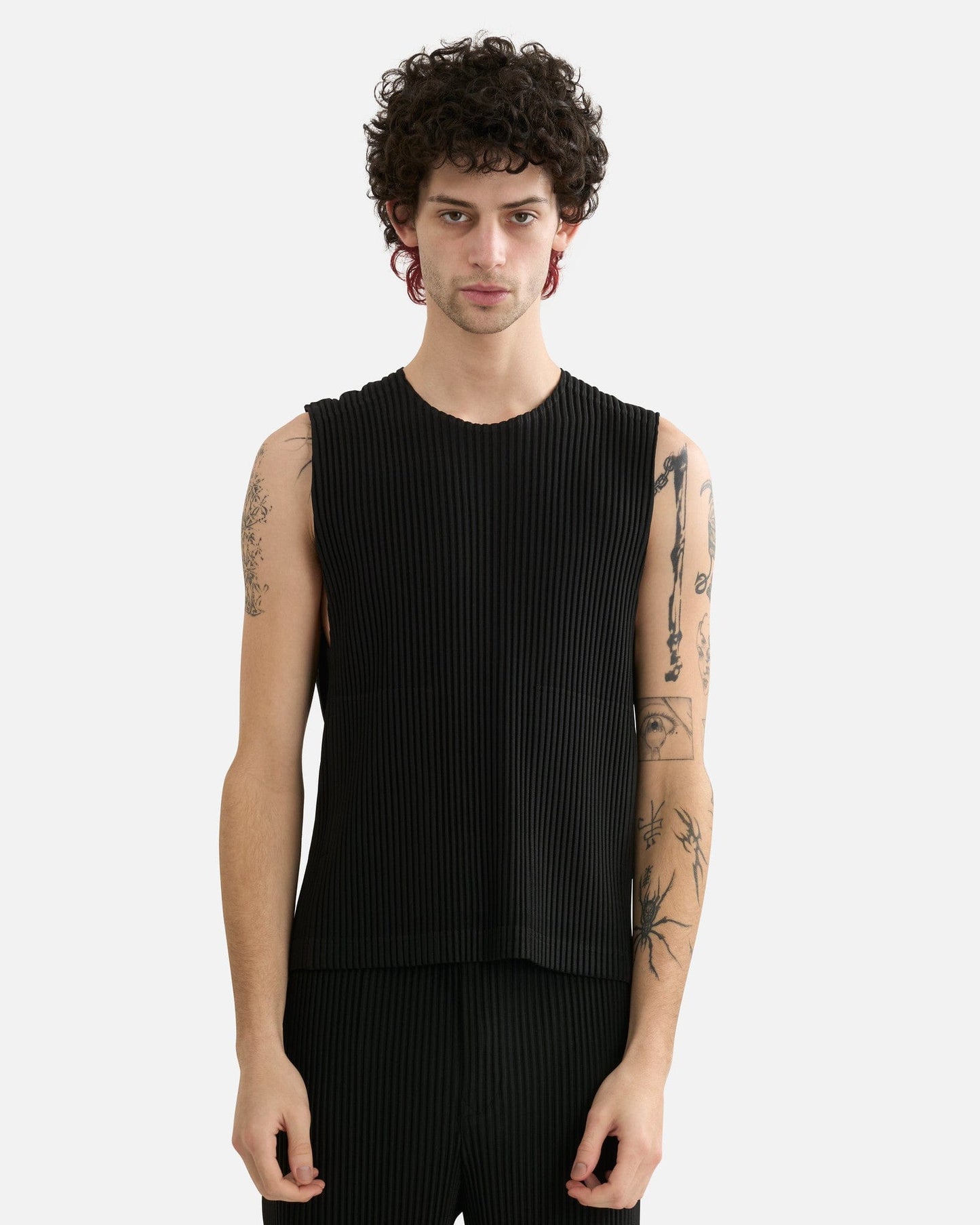 Homme Plissé Issey Miyake Men's Pants Tailored Pleats 2 in Black