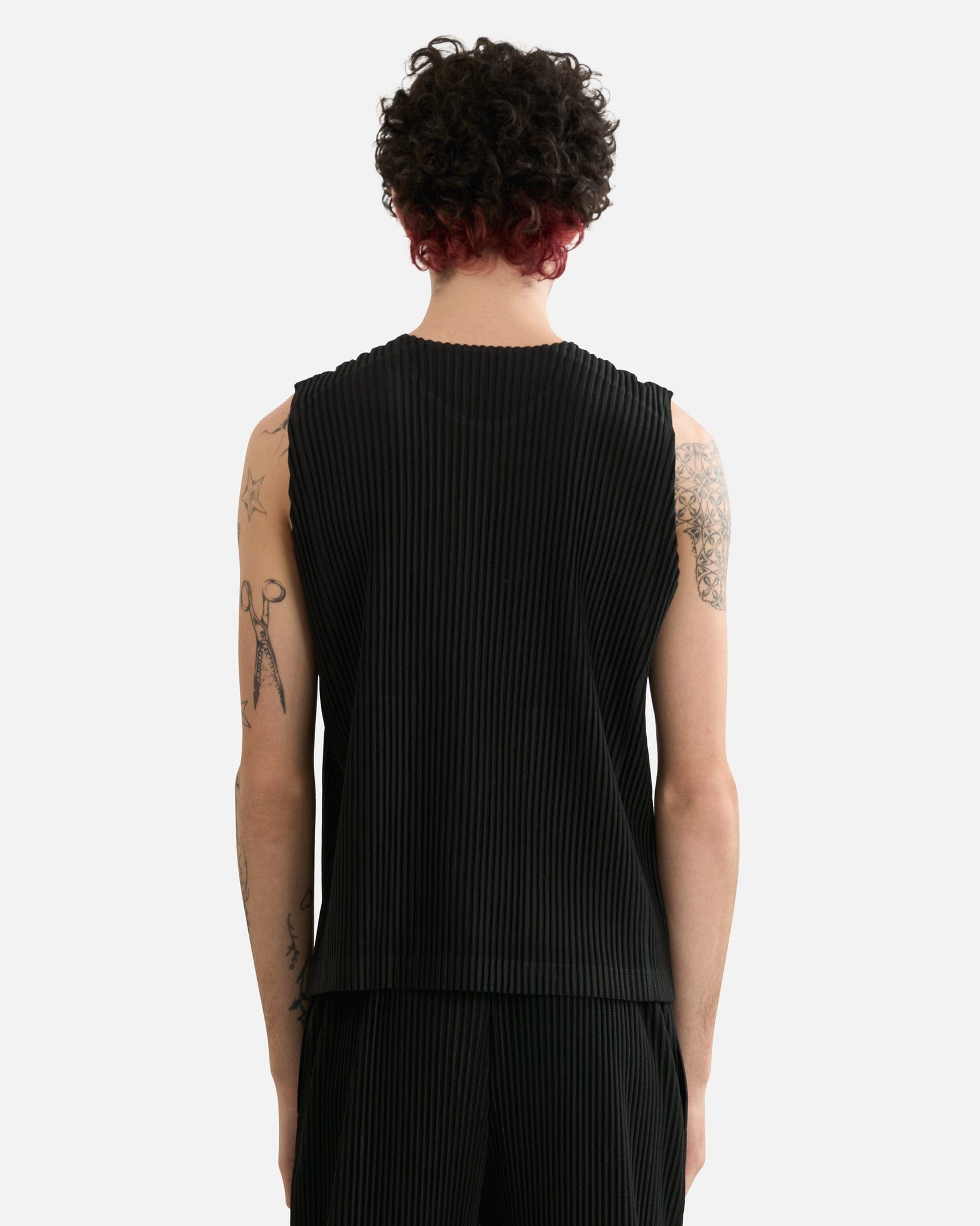 Homme Plissé Issey Miyake Men's Pants Tailored Pleats 2 in Black