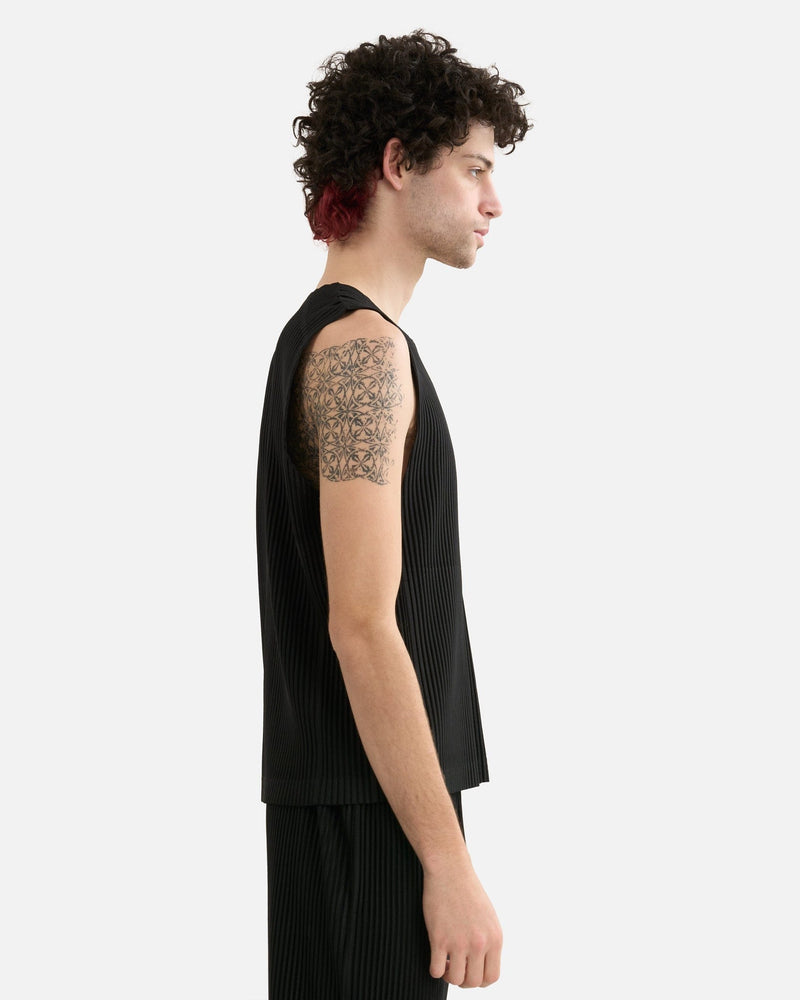 Homme Plissé Issey Miyake Men's Pants Tailored Pleats 2 in Black