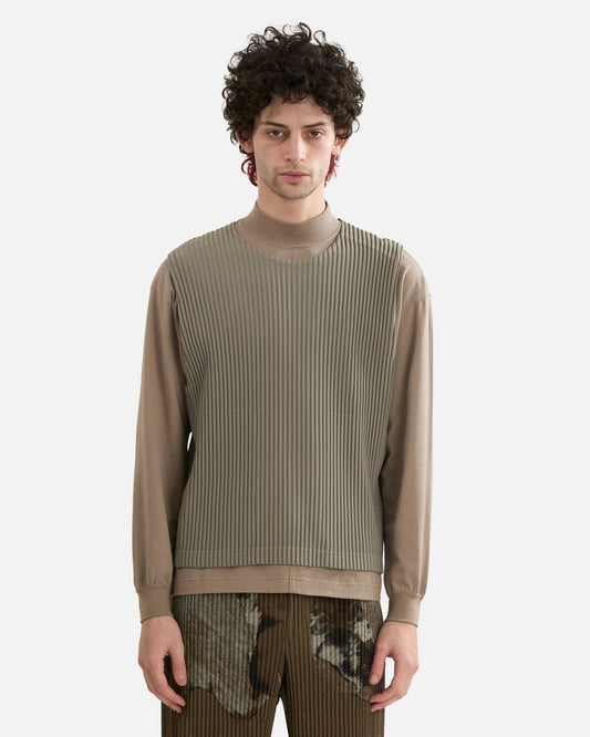 Homme Plissé Issey Miyake Men's Pants Tailored Pleats 2 in Sage Green