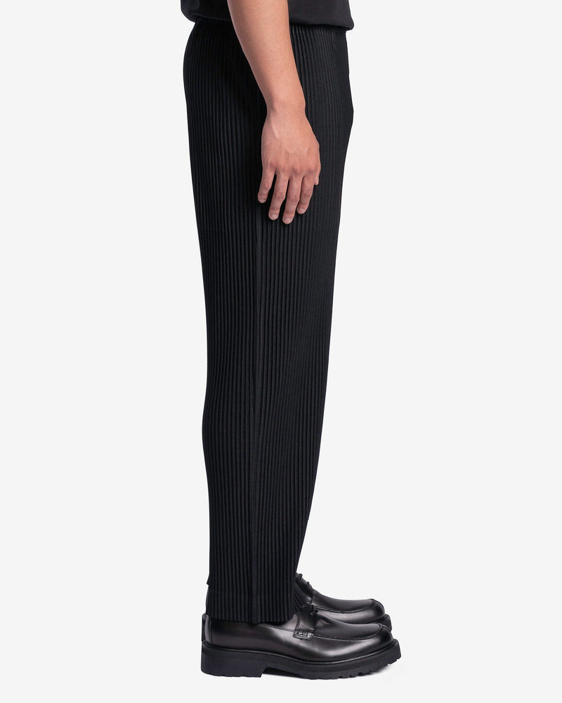 Homme Plissé Issey Miyake Men's Pants Tailored Pleats 2 Pants in Black