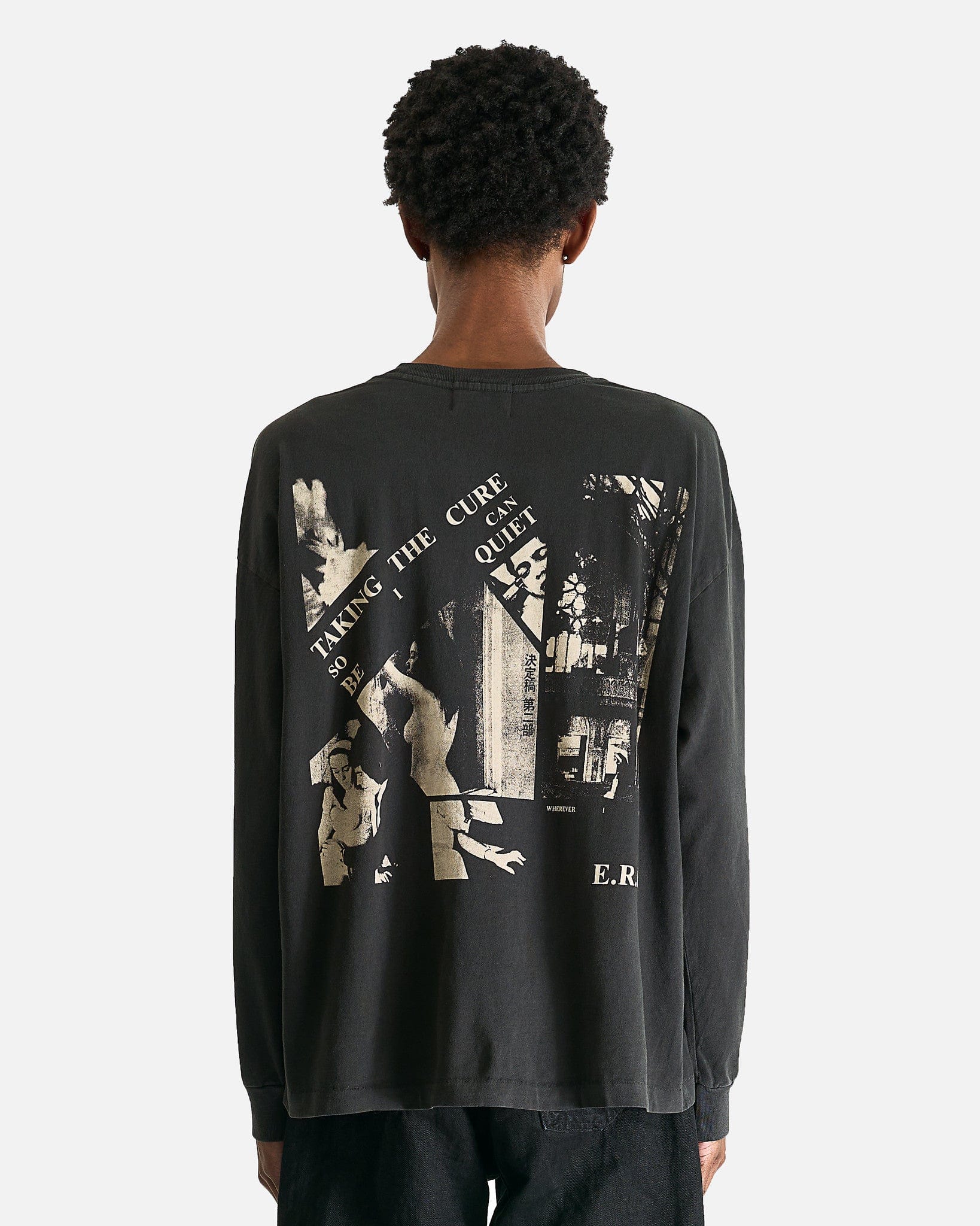 Taking the Cure LS T-Shirt in Faded Black – SVRN