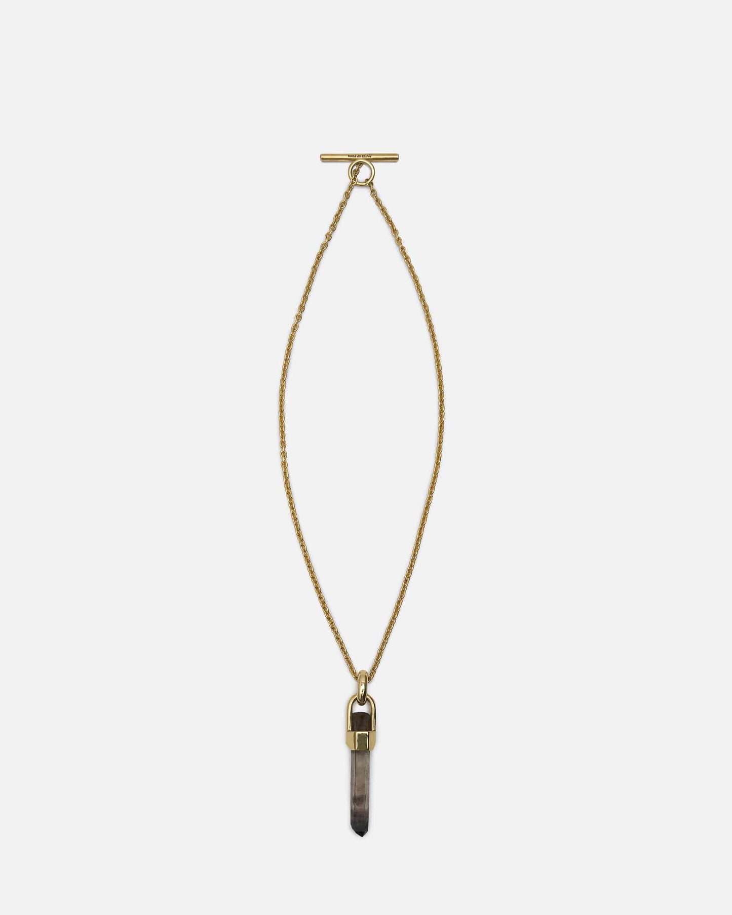 Parts of Four Jewelry OS Talisman Necklace in 50cm / Brace-Held / Smoky Quartz / YGA, SQ
