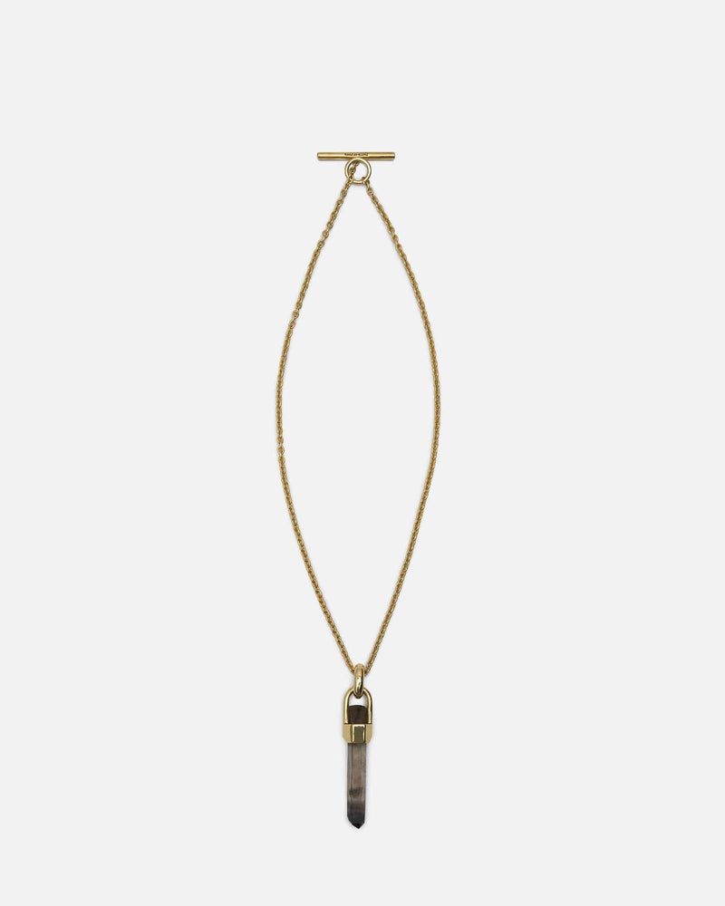 Parts of Four Jewelry OS Talisman Necklace in 50cm / Brace-Held / Smoky Quartz / YGA, SQ