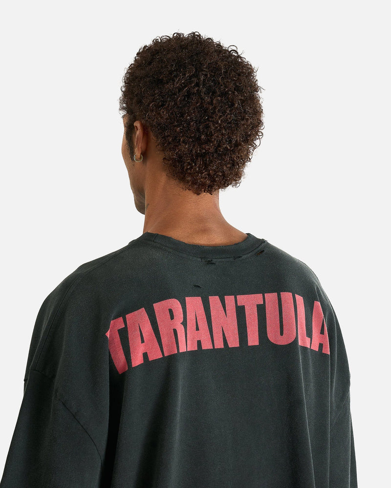 Willy Chavarria Men's T-Shirts Tarantula Buffalo Tee in Black