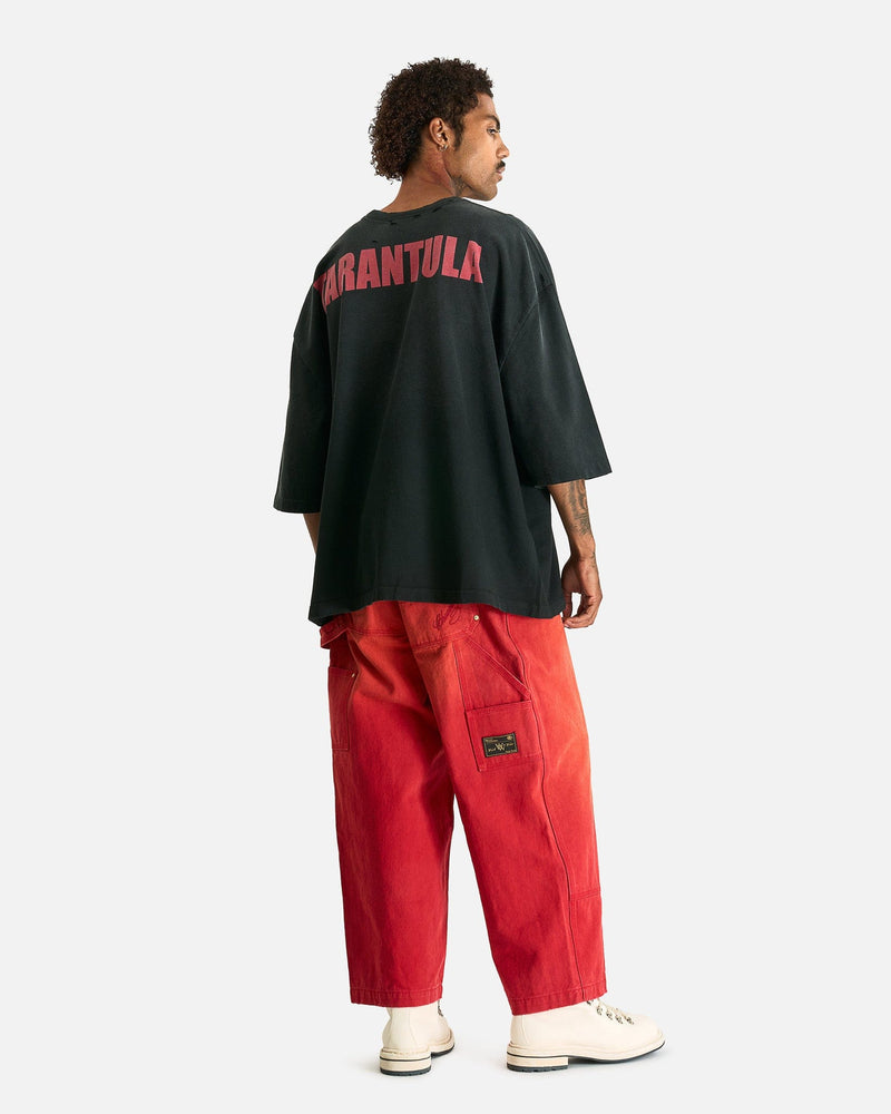 Willy Chavarria Men's T-Shirts Tarantula Buffalo Tee in Black