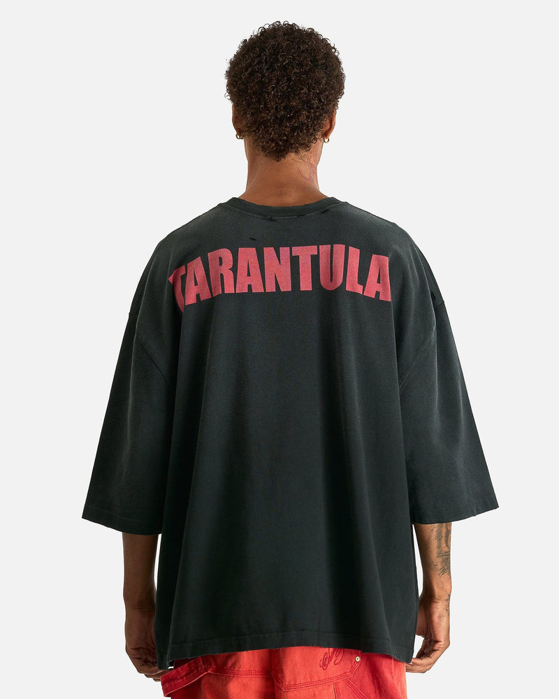 Willy Chavarria Men's T-Shirts Tarantula Buffalo Tee in Black