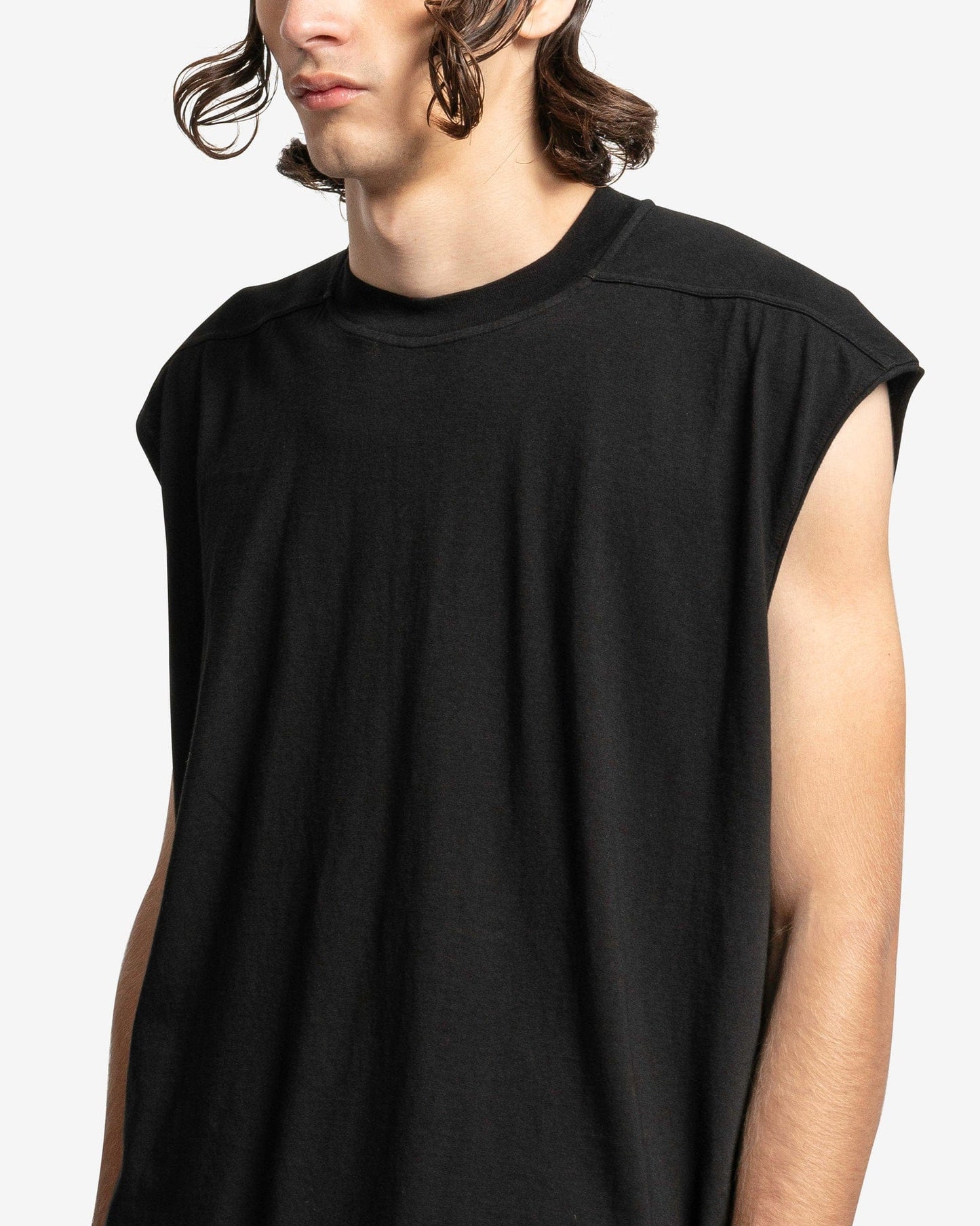 Rick Owens Men's T-Shirts Tarp T-Shirt in Black