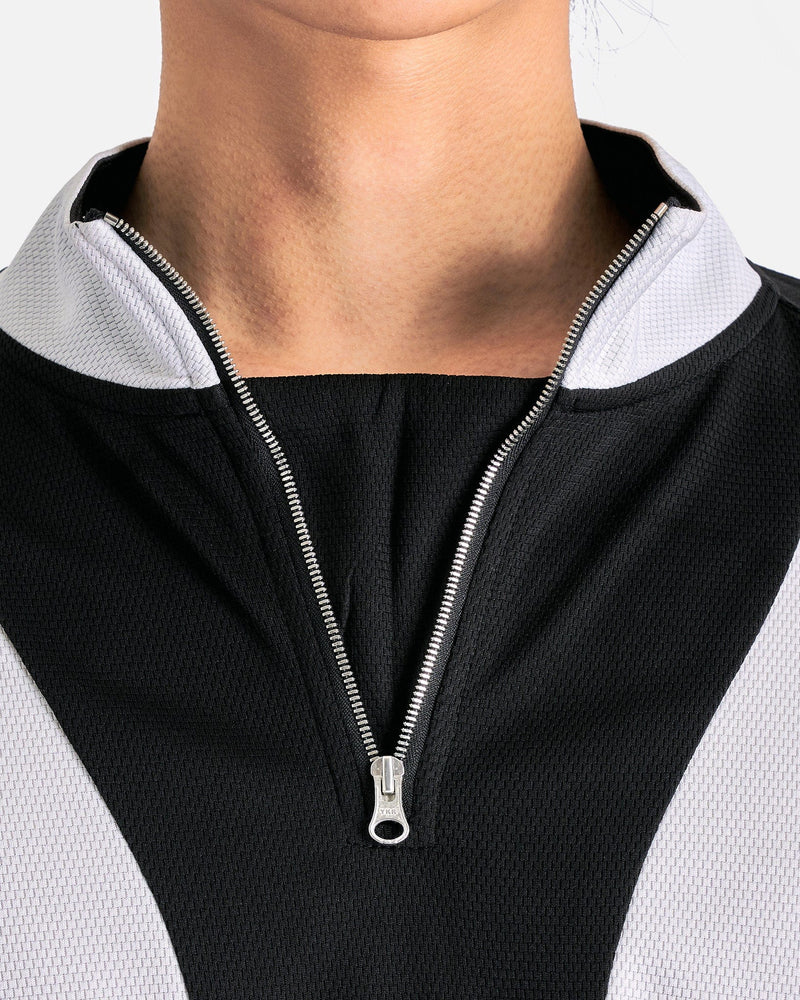 CMMAWEAR Men's Tops Technical Long Sleeve in Black/Silver/White