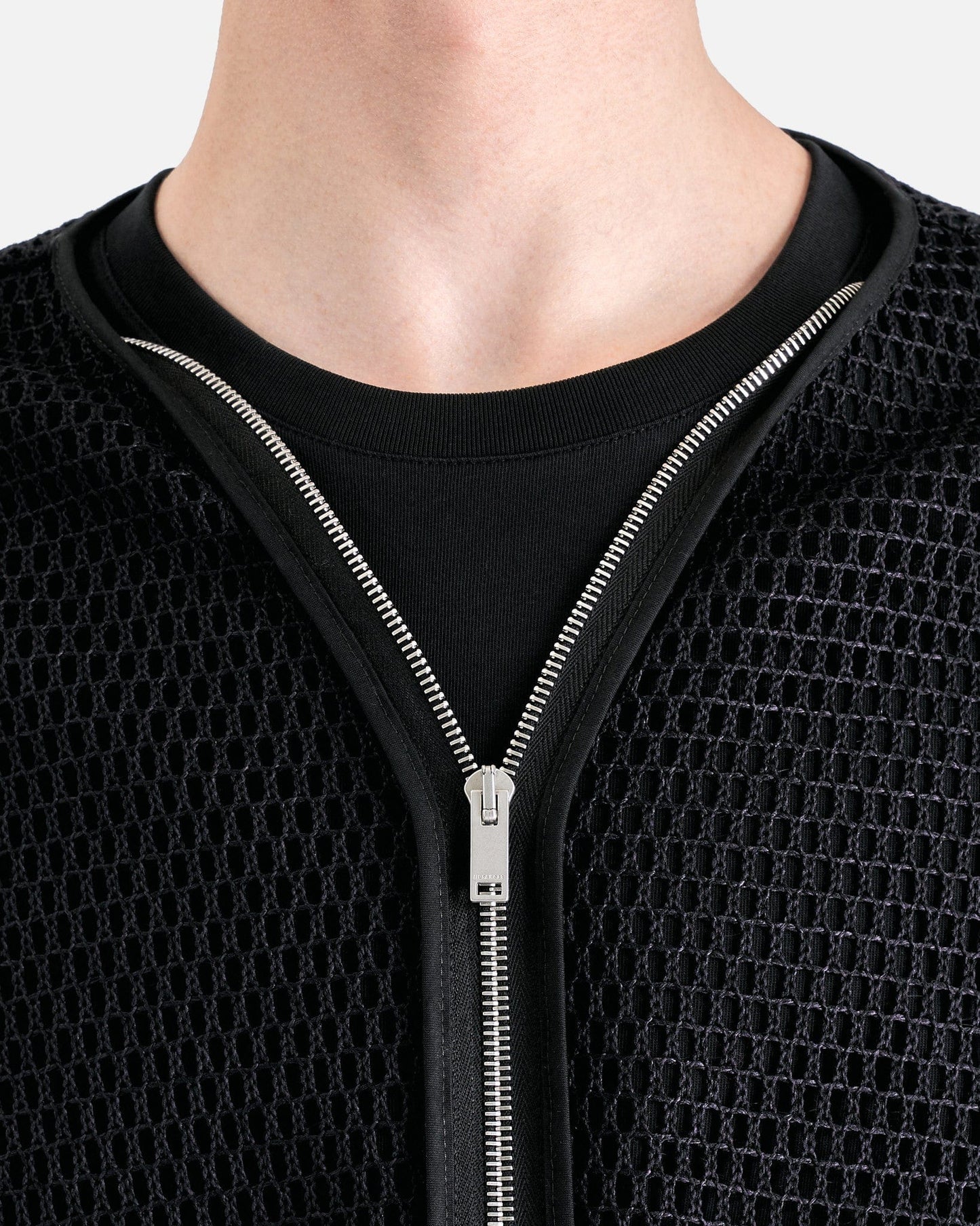 Jil Sander Men's Jackets Technical Nylon Blouson in Black