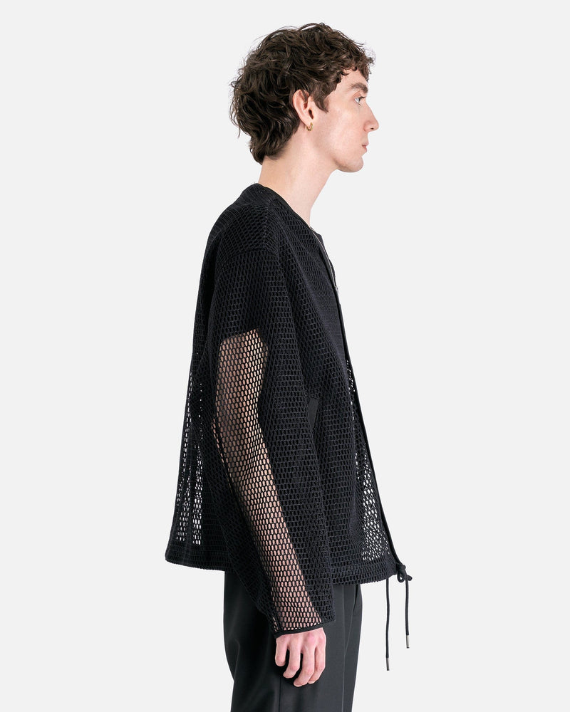 Jil Sander Men's Jackets Technical Nylon Blouson in Black