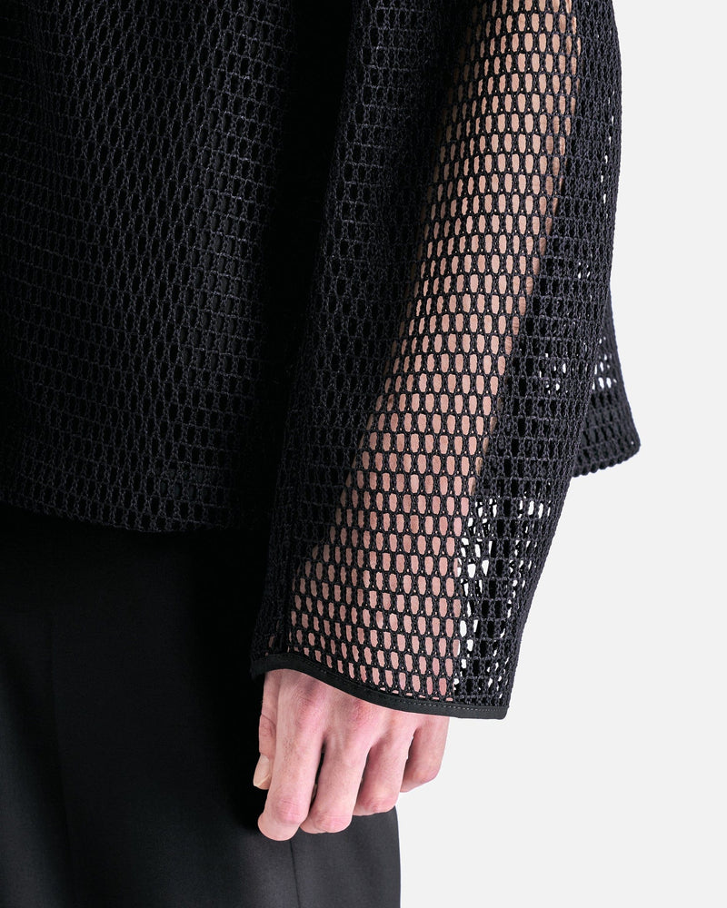 Jil Sander Men's Jackets Technical Nylon Blouson in Black