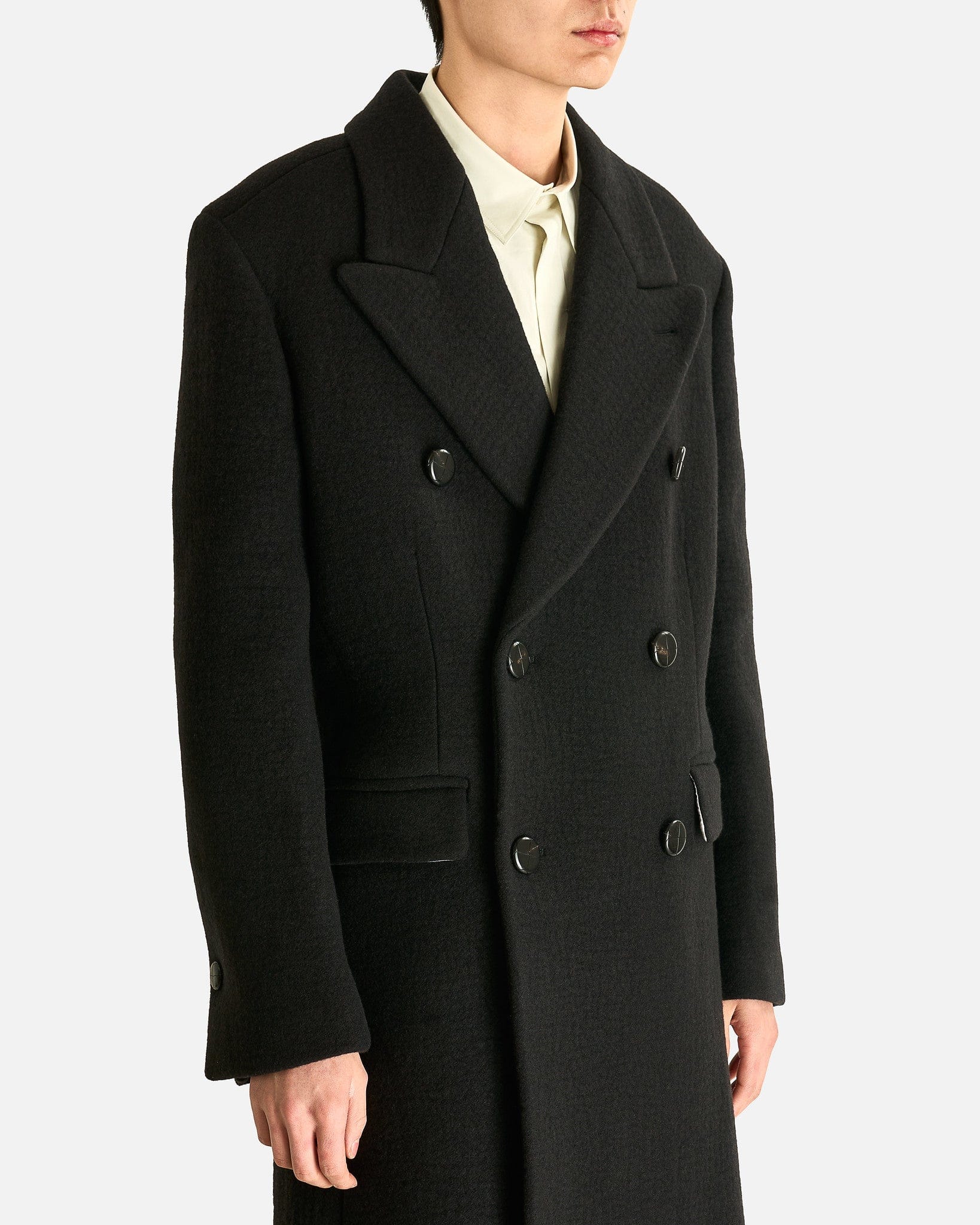 NAMACHEKO Men's Coat Tela Coat in Black