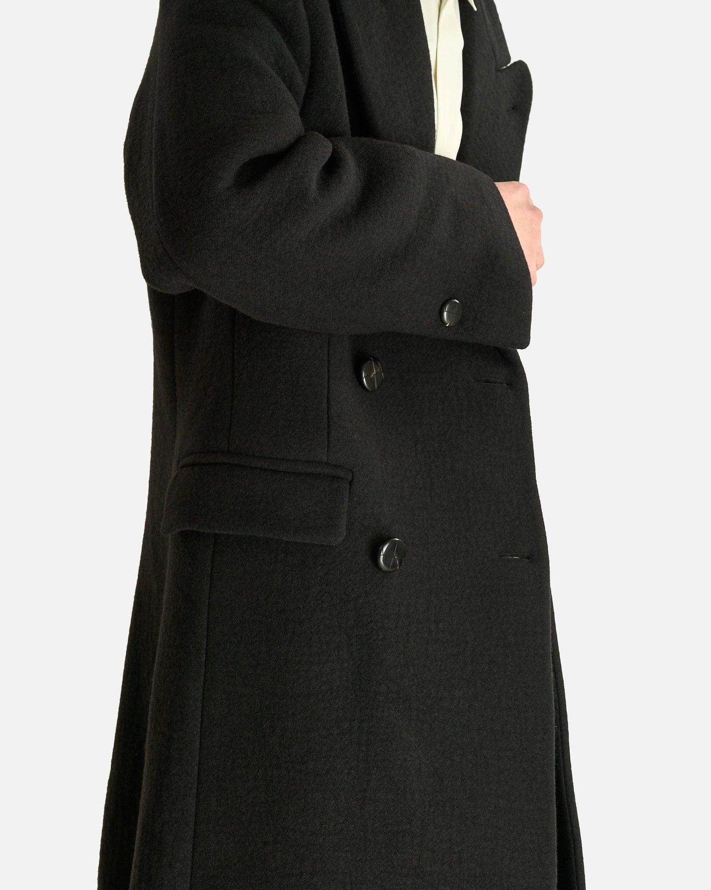 NAMACHEKO Men's Coat Tela Coat in Black