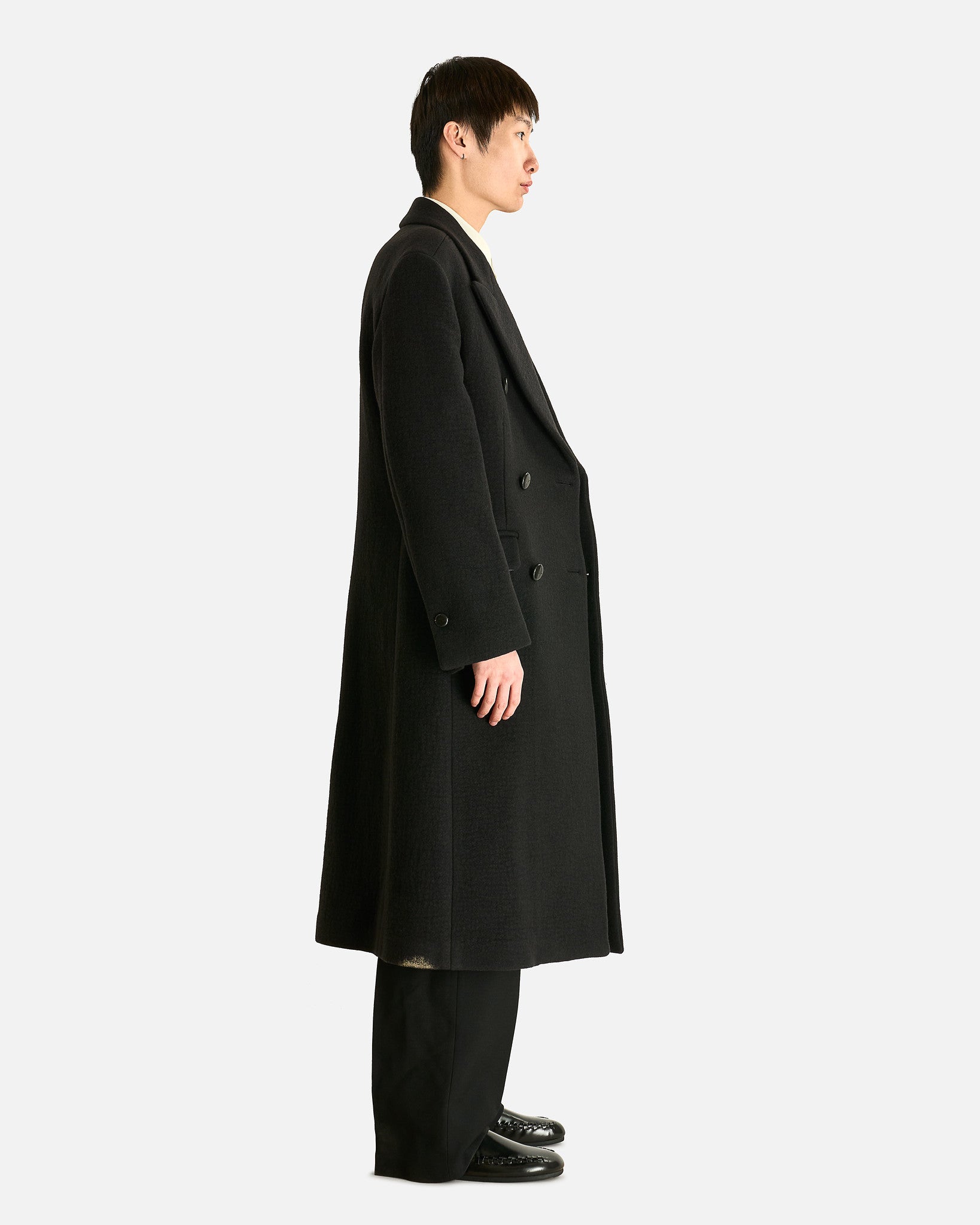 NAMACHEKO Men's Coat Tela Coat in Black